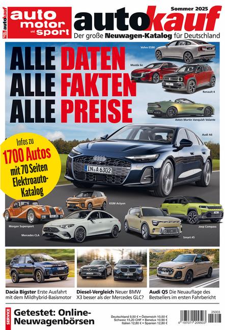 Vorderes Coverbild autokauf 03/2025 Sommer
