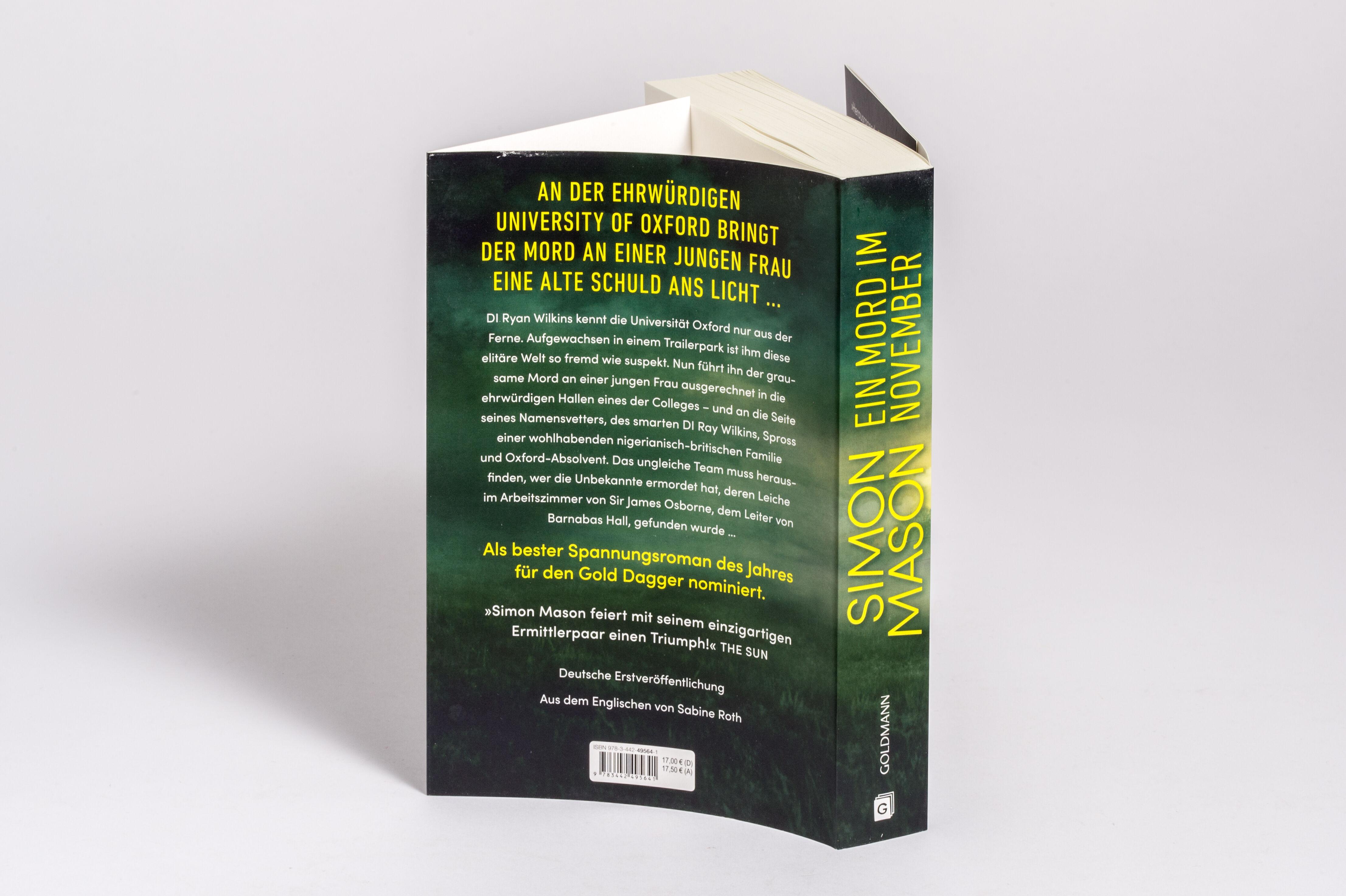 Beispielinhalt (Bild) Ein Mord im November - Ein Fall für DI Wilkins