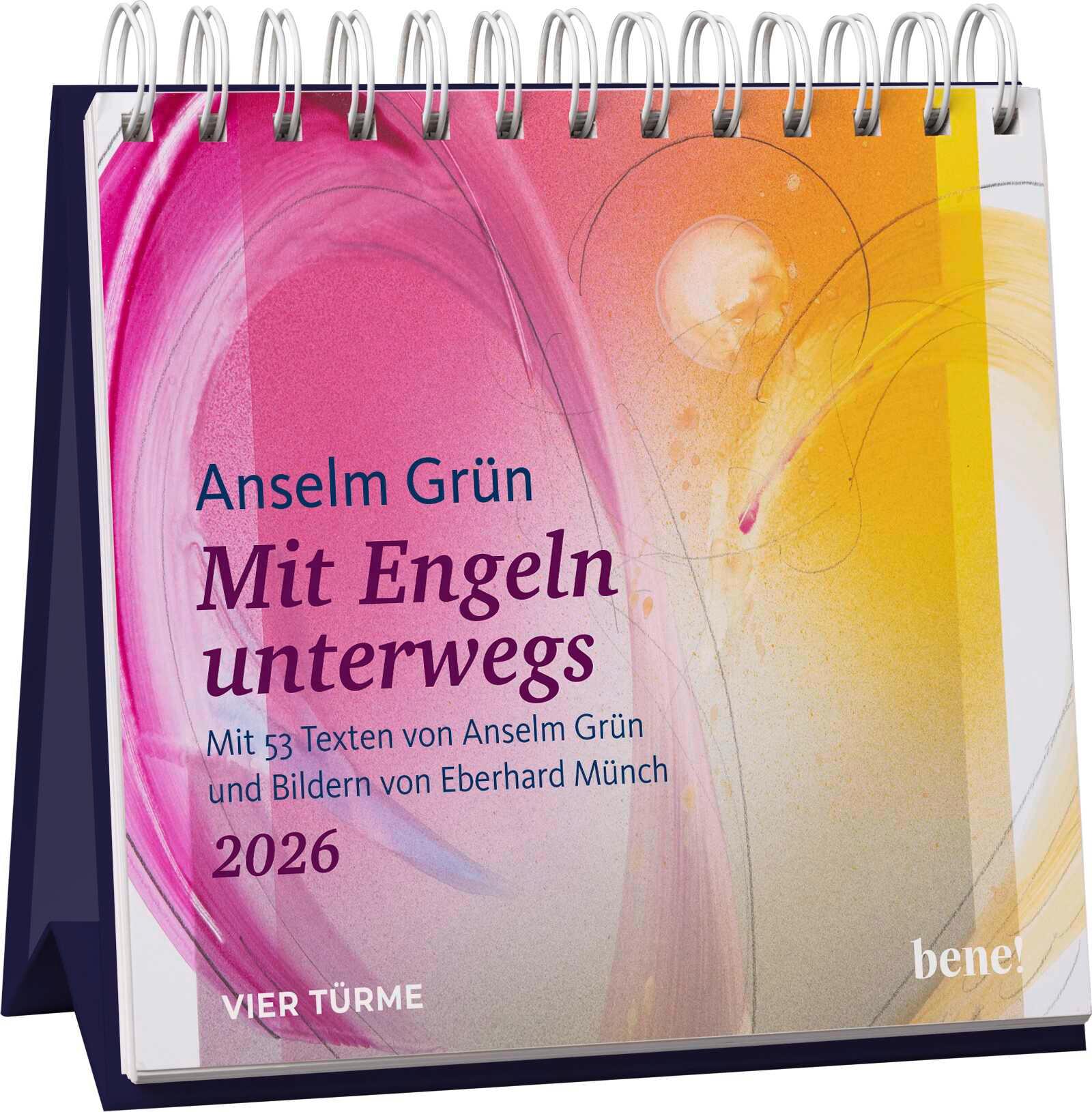 Vorderes Coverbild Wochenkalender 2026: Mit Engeln unterwegs