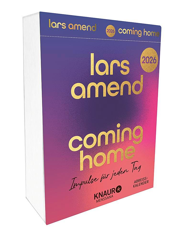 Beispielinhalt (Bild) Abreißkalender 2026: Coming Home