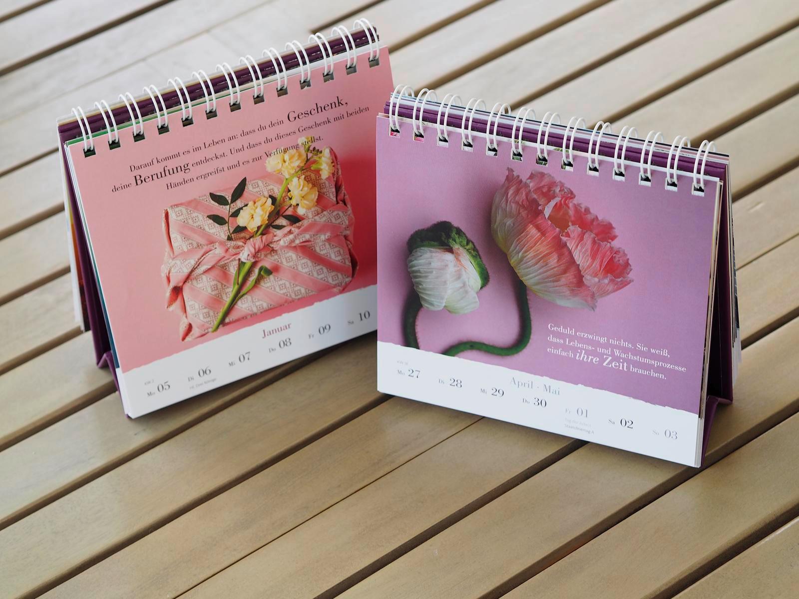 Beispielinhalt (Bild) Wochenkalender 2026: Mutig leben