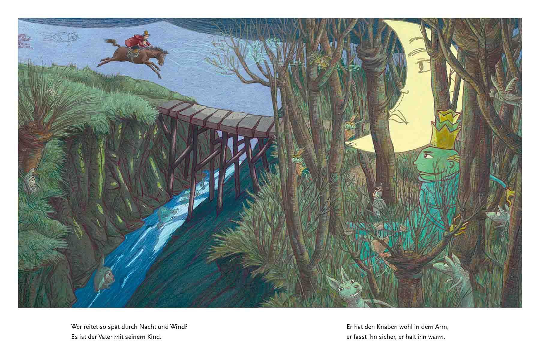 Beispielinhalt (Bild) Der Erlkönig