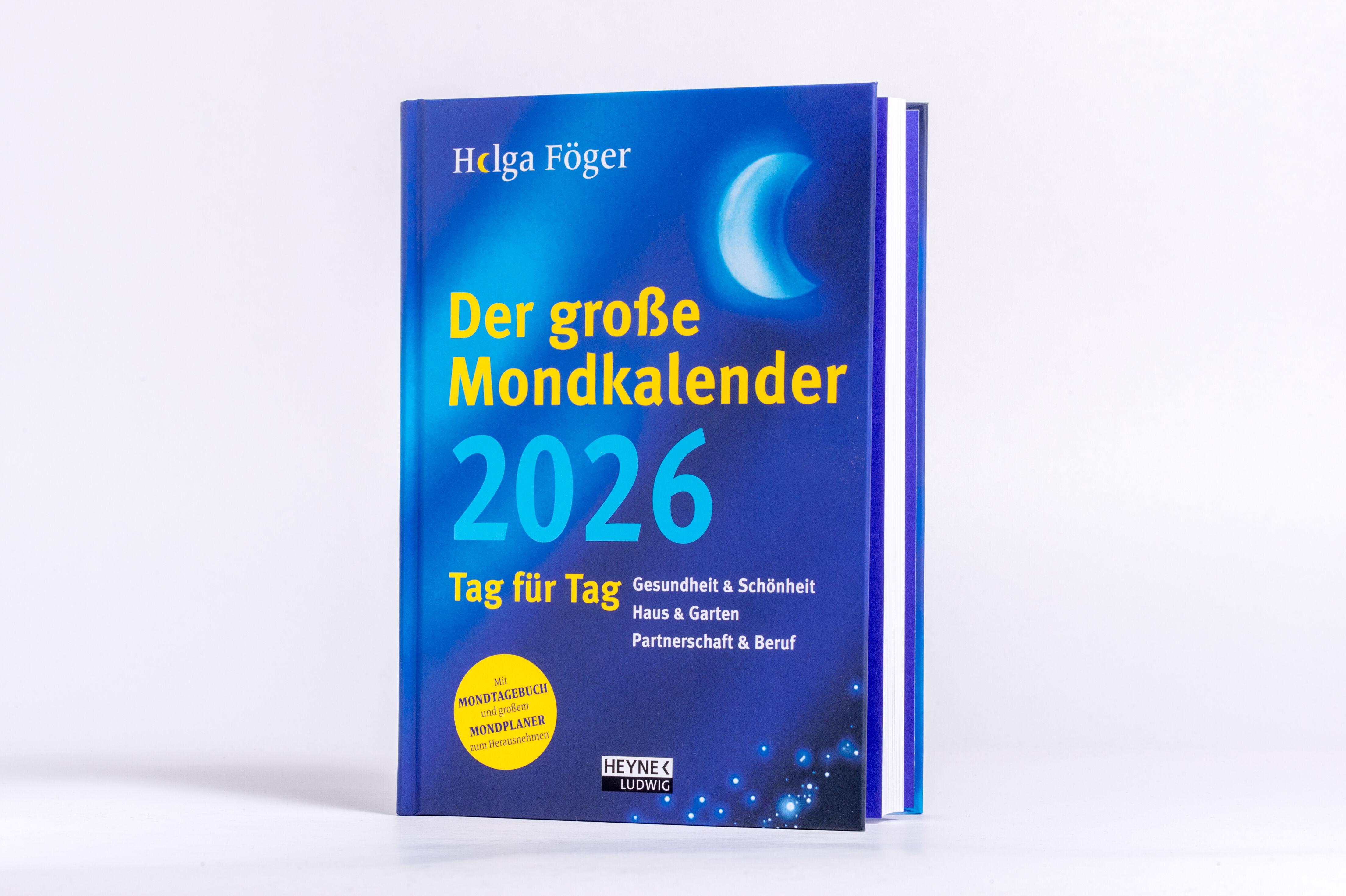 Beispielinhalt (Bild) Der große Mondkalender 2026