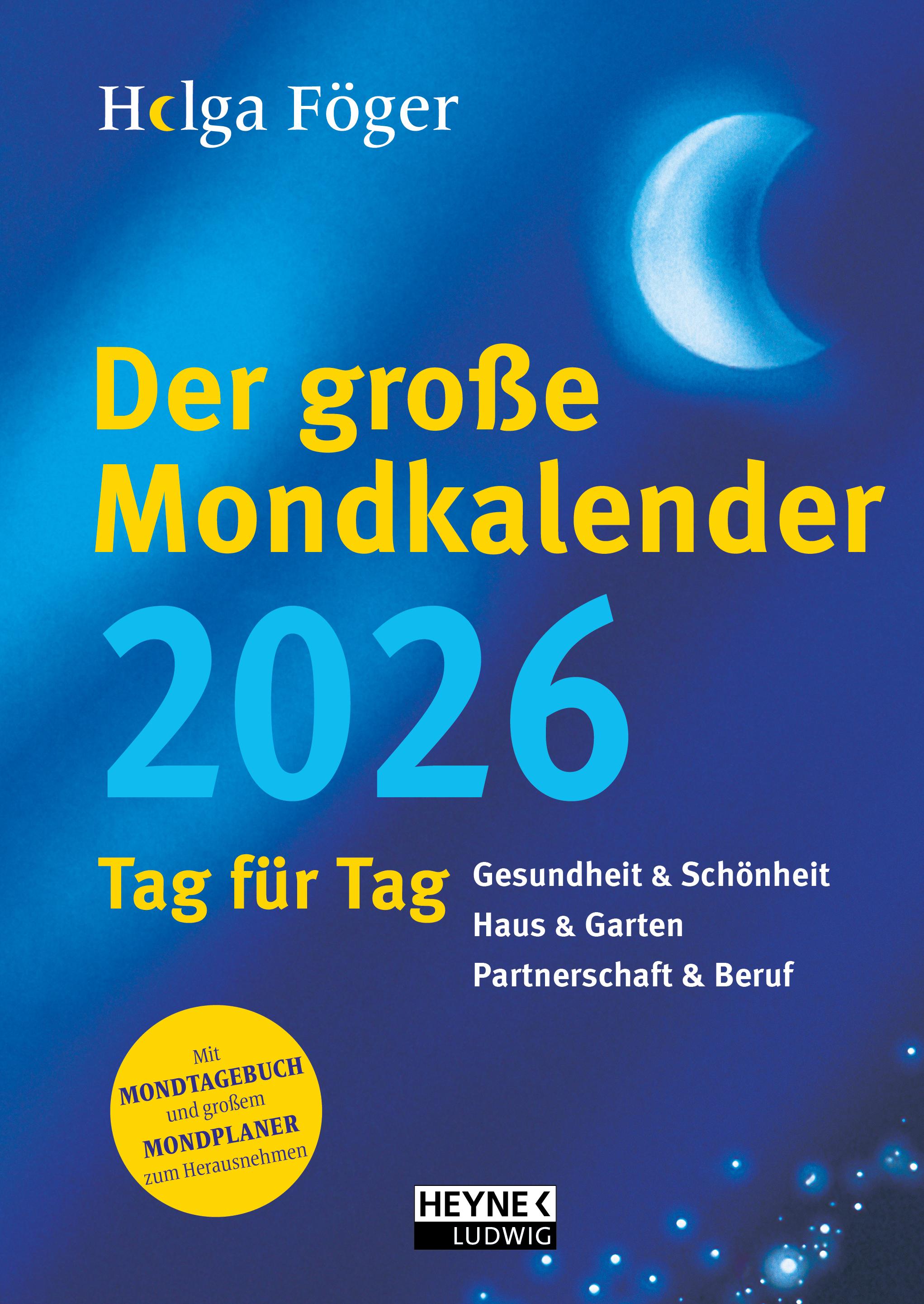 Vorderes Coverbild Der große Mondkalender 2026