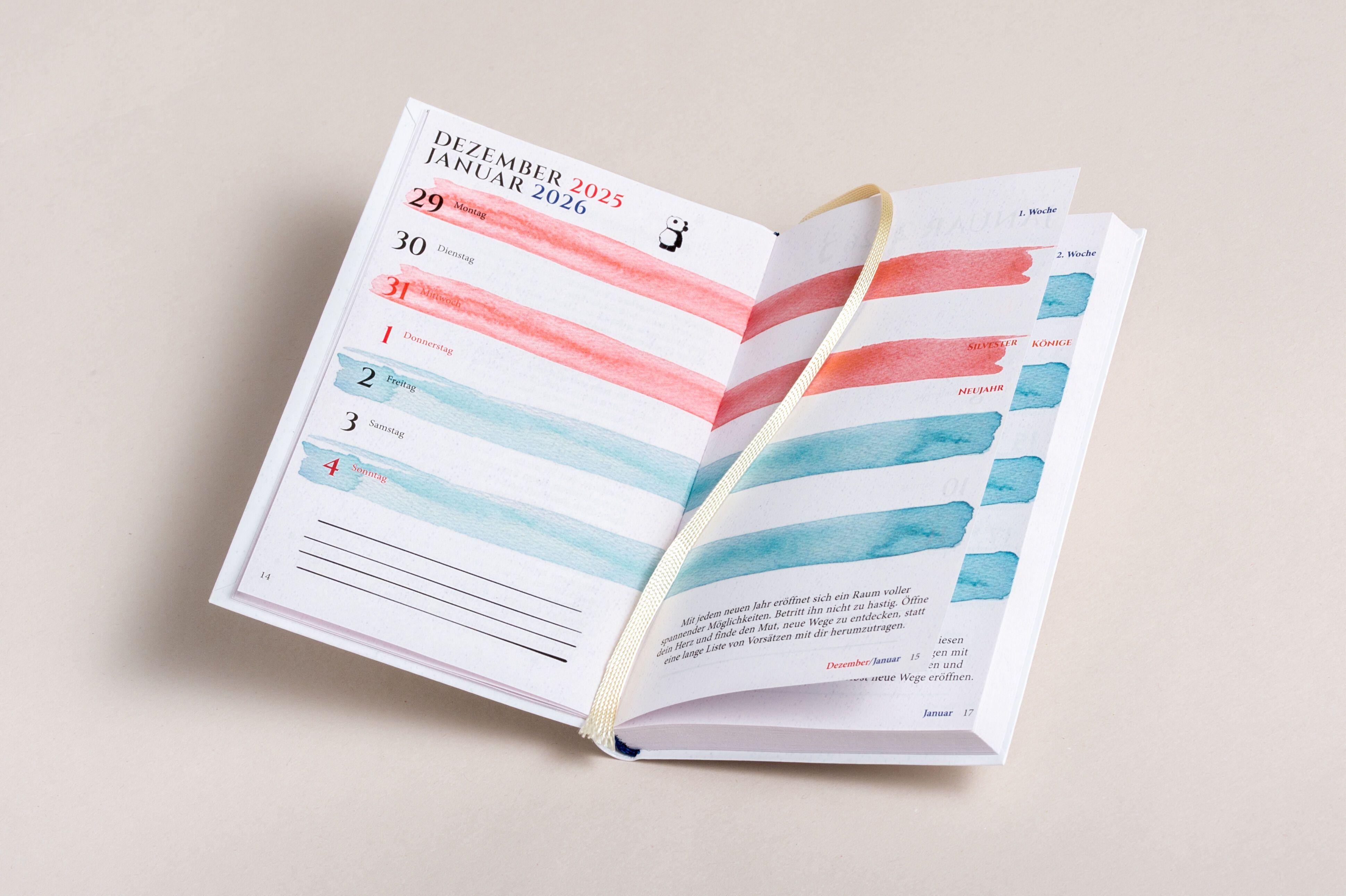 Beispielinhalt (Bild) Mit dem kleinen Panda durch das Jahr 2026