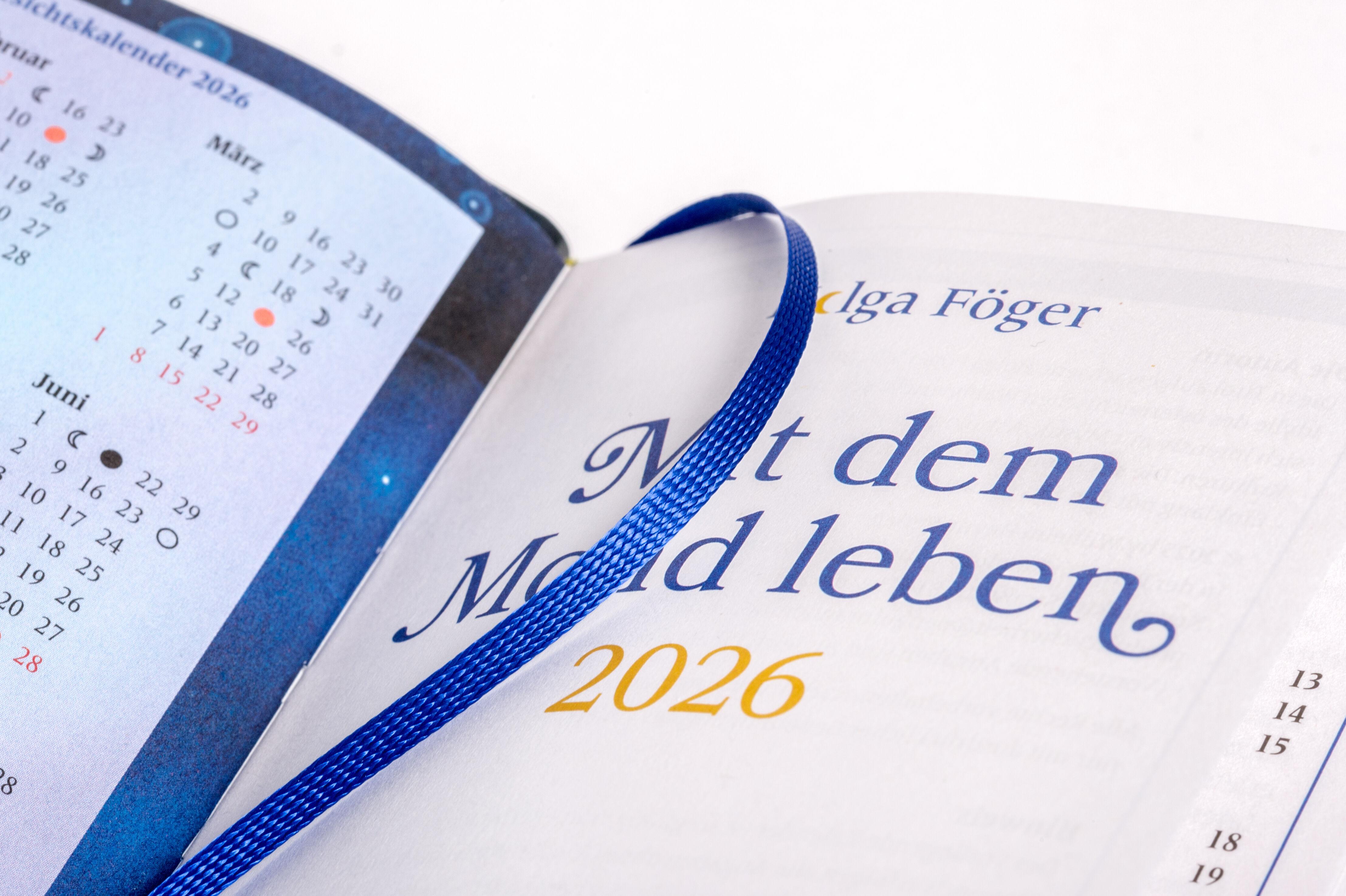 Beispielinhalt (Bild) Mit dem Mond leben 2026