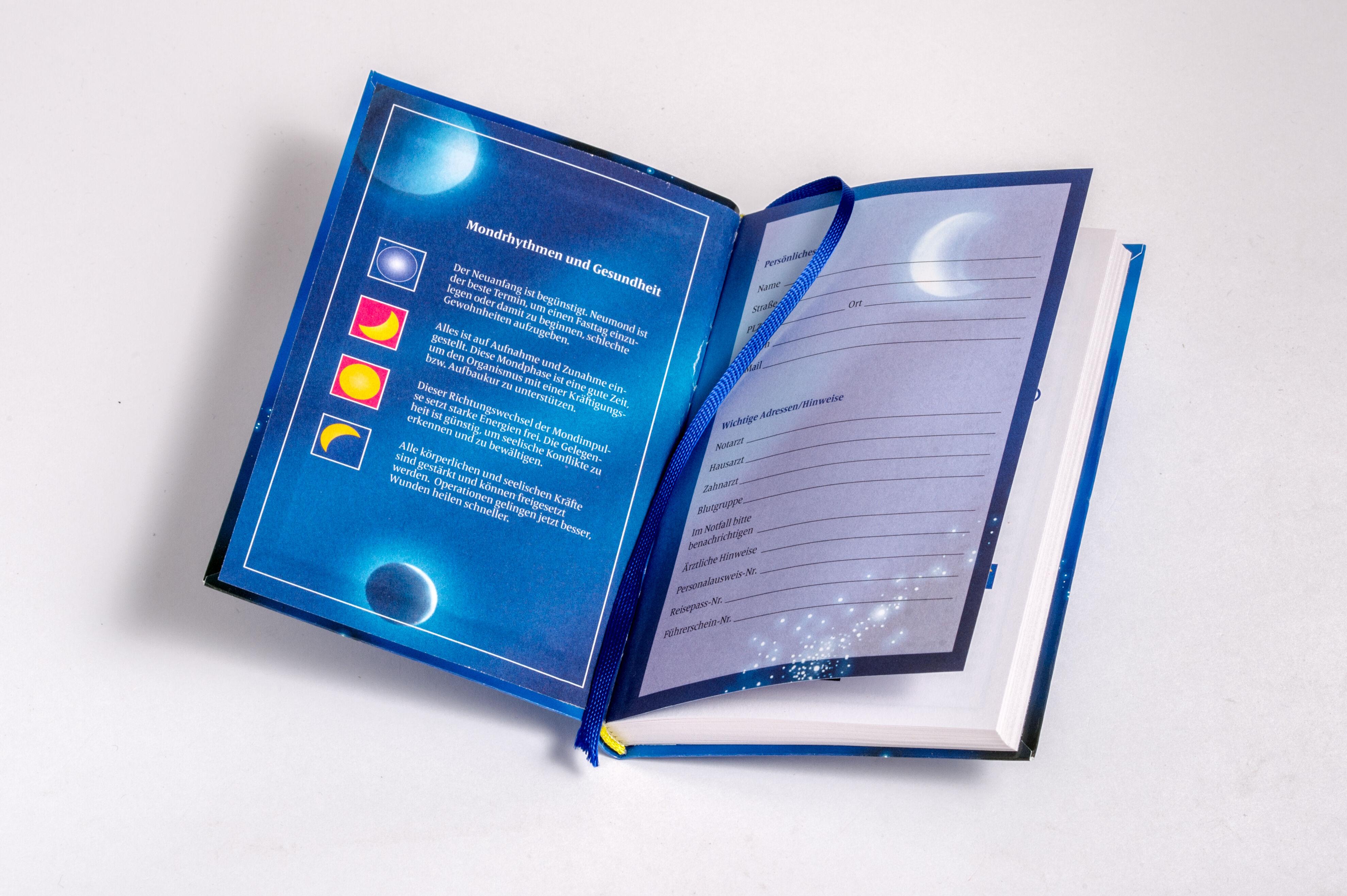 Beispielinhalt (Bild) Mit dem Mond leben 2026