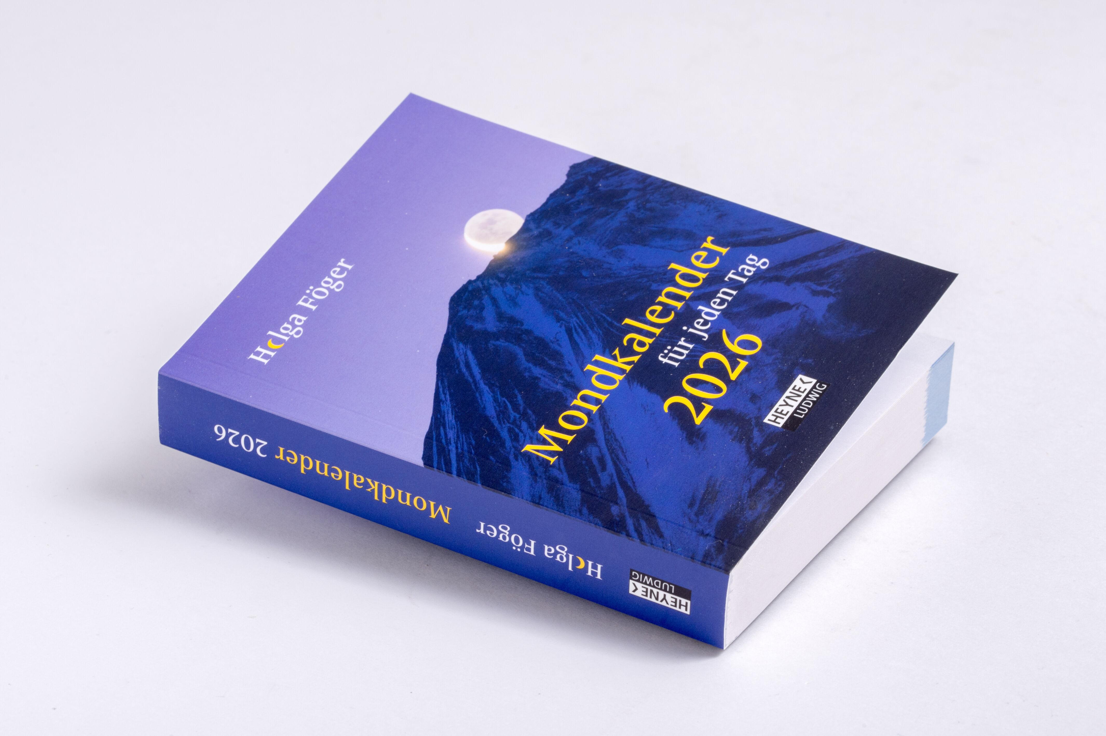 Beispielinhalt (Bild) Mondkalender für jeden Tag 2026