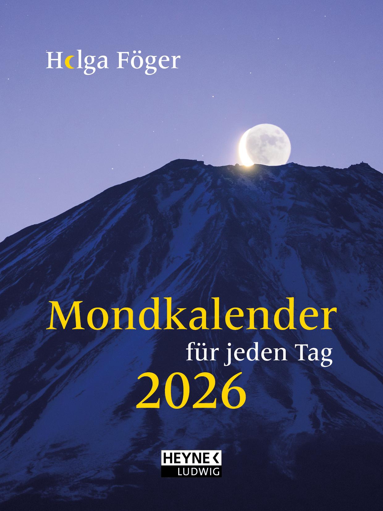 Vorderes Coverbild Mondkalender für jeden Tag 2026