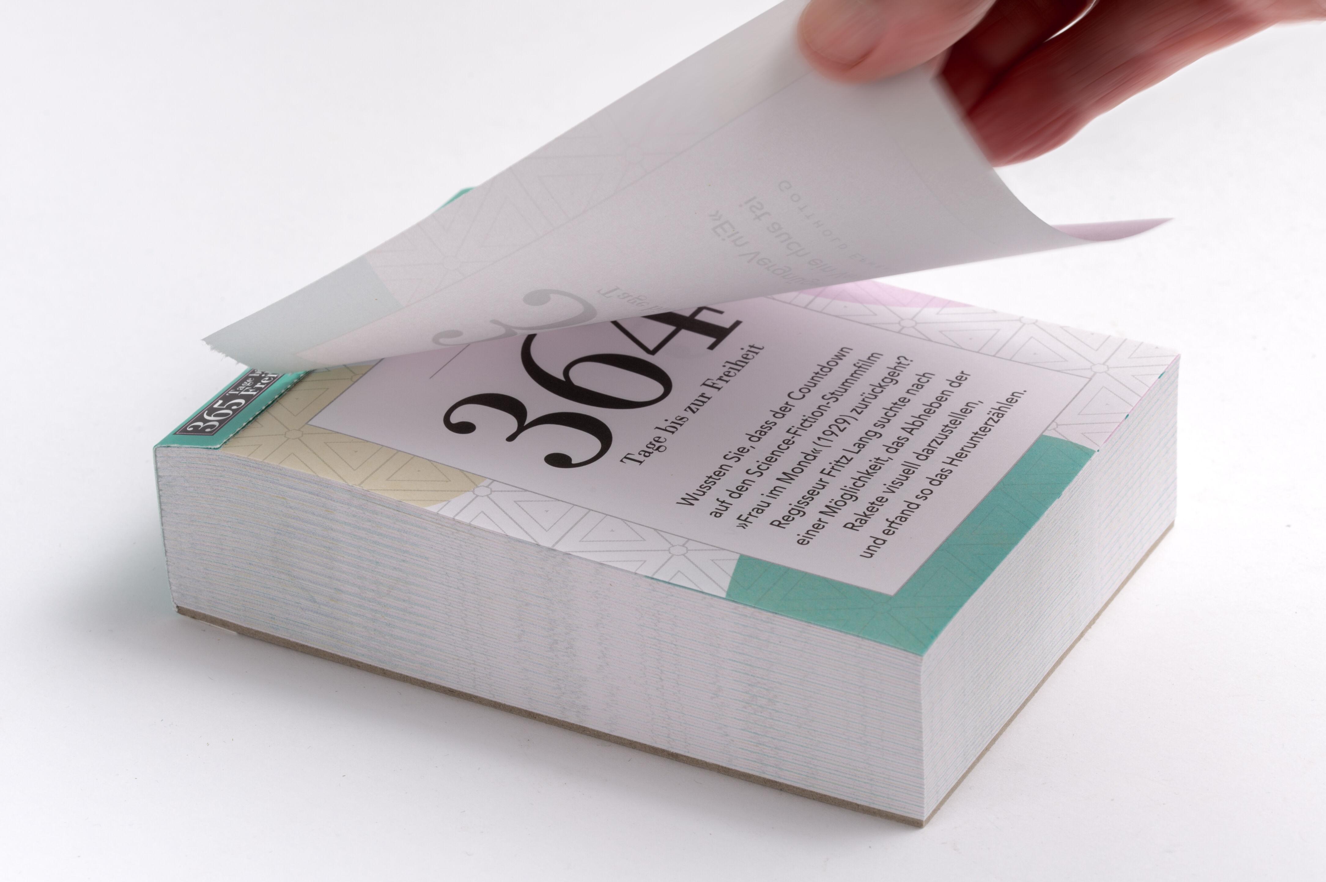 Beispielinhalt (Bild) 365 Tage bis zur Freiheit!