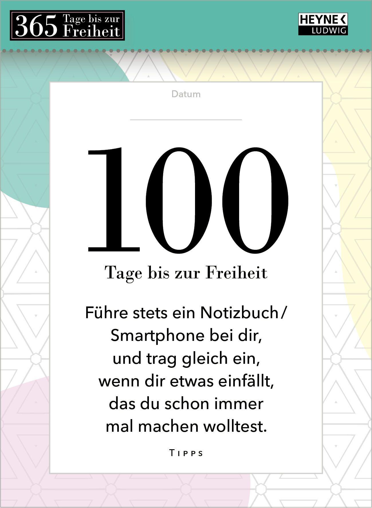 Beispielinhalt (Bild) 365 Tage bis zur Freiheit!