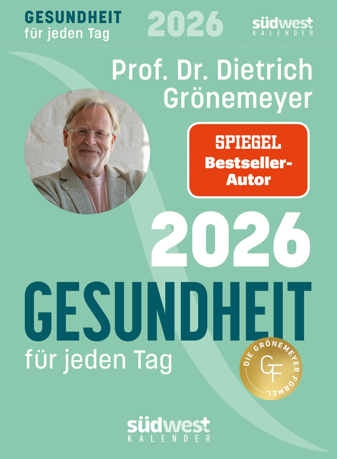 Vorderes Coverbild Gesundheit für jeden Tag 2026 - Tagesabreißkalender zum Aufstellen oder Aufhängen