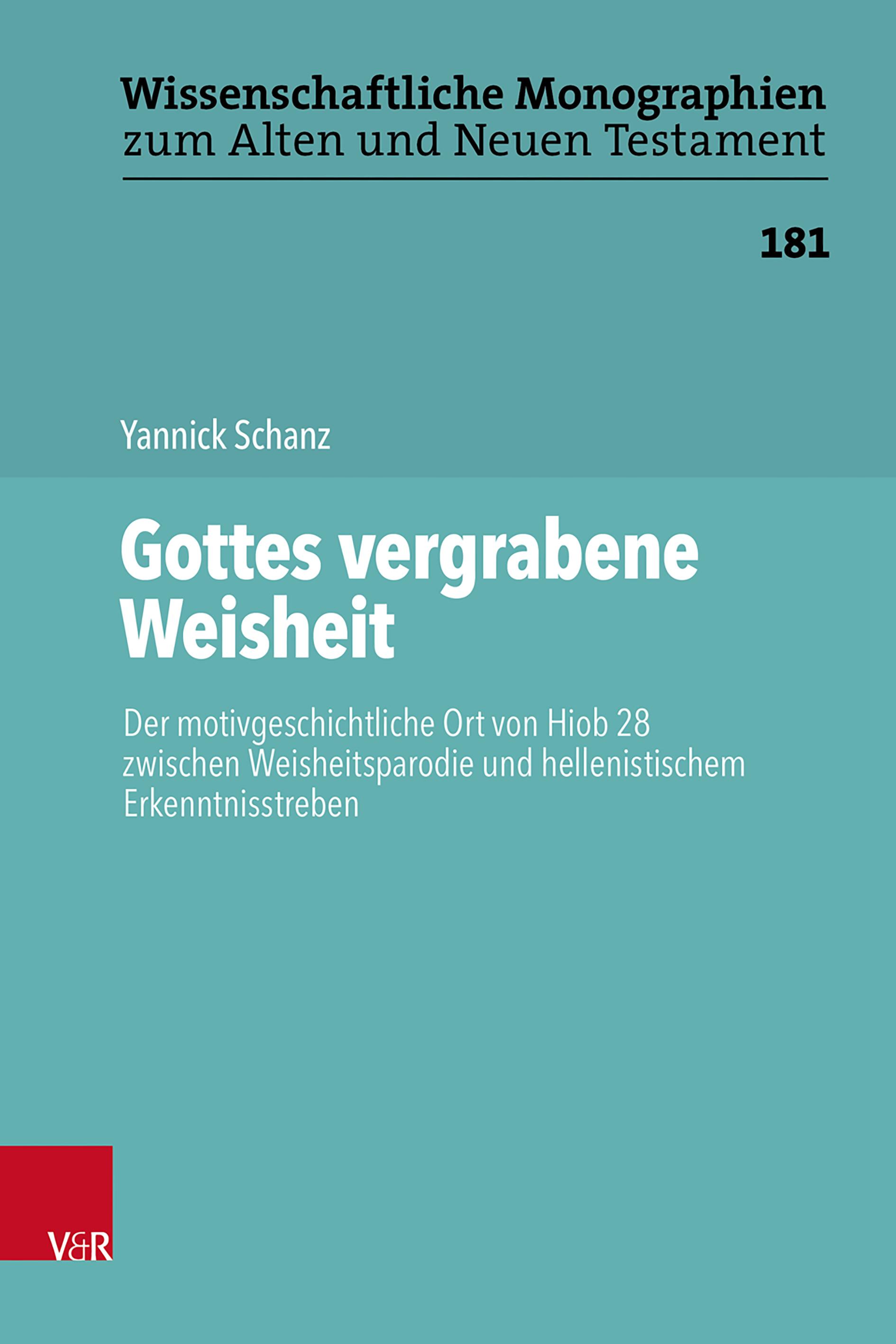 Vorderes Coverbild Gottes vergrabene Weisheit