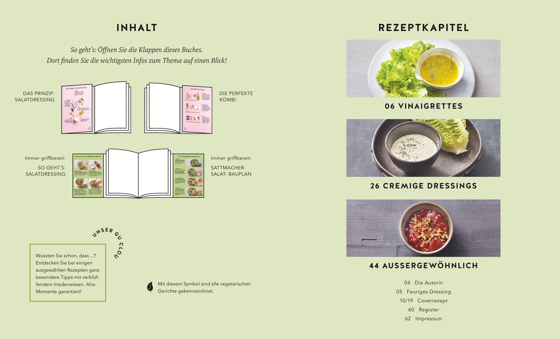 Beispielinhalt (Bild) 1 Salat - 50 Dressings