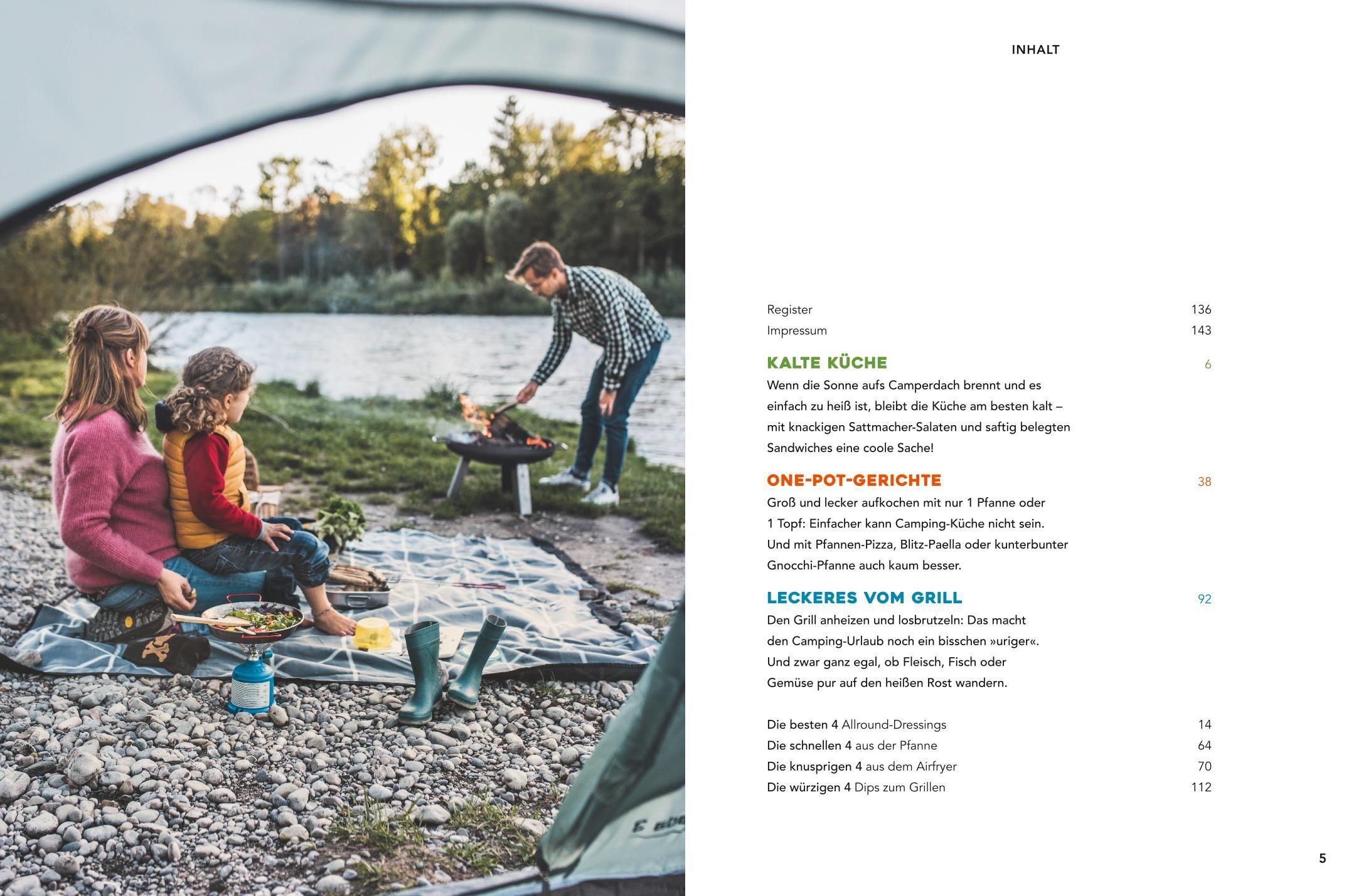 Beispielinhalt (Bild) Yes we camp - Das Camping-Kochbuch