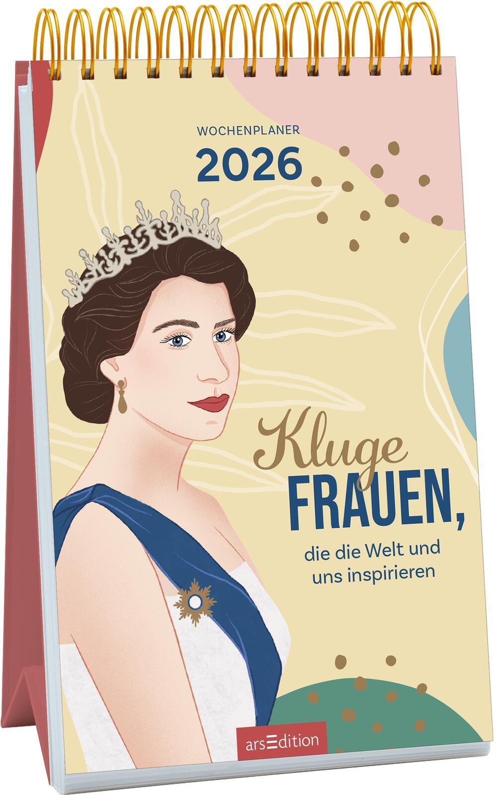 Vorderes Coverbild Wochenkalender Kluge Frauen, die die Welt und uns inspirieren 2026