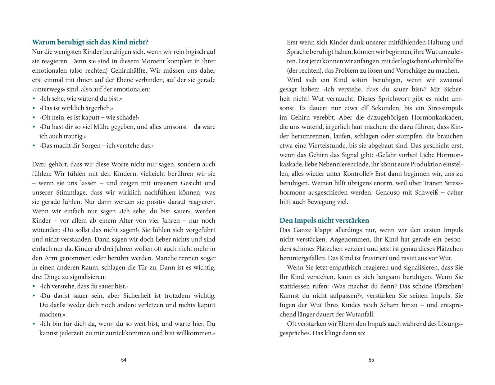 Beispielinhalt (Bild) Das artgerecht Gespräche-Buch: Zehn wirklich wichtige Gespräche, die Kinder und Eltern wachsen lassen