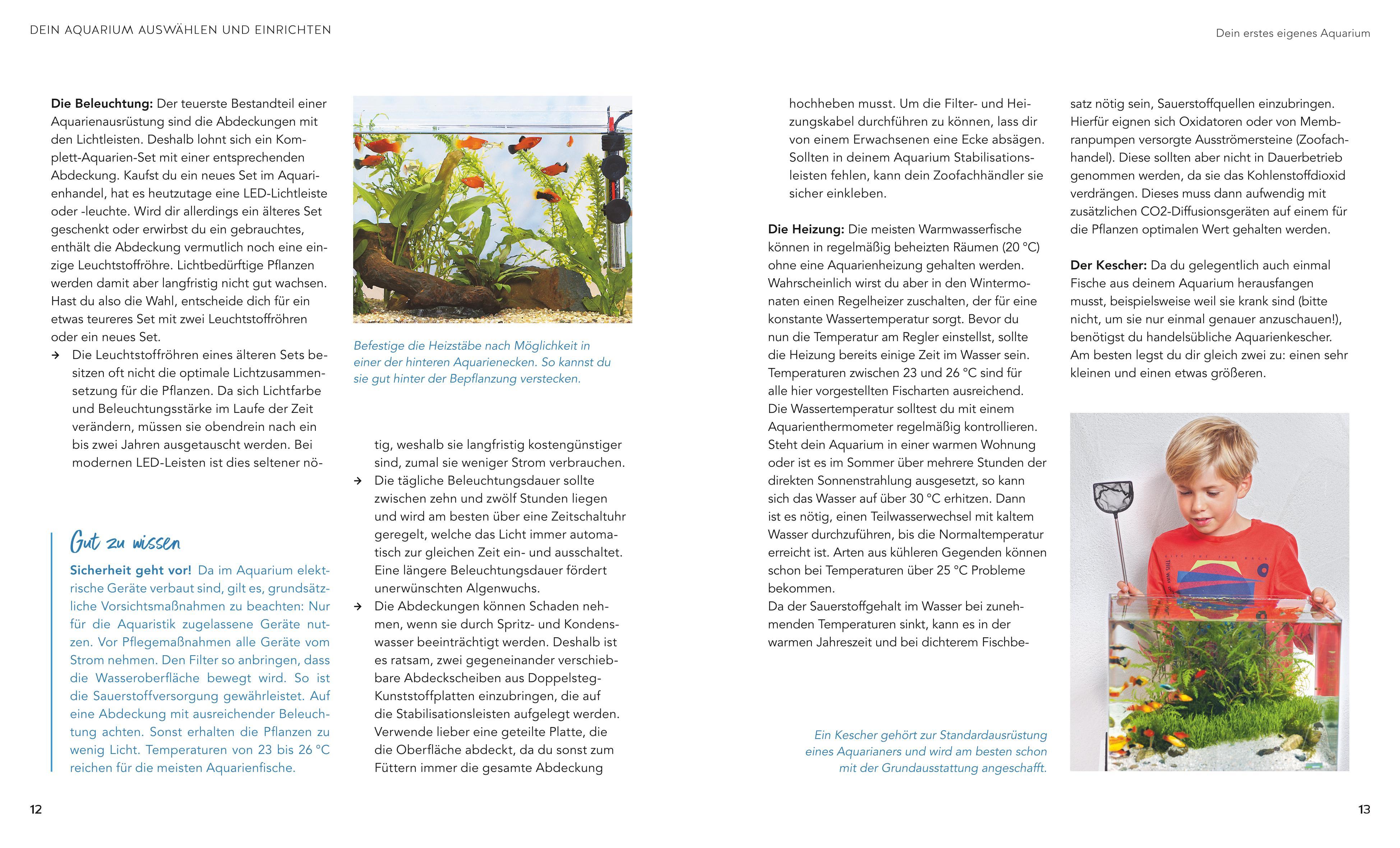 Beispielinhalt (Bild) Aquarien - Spaß für Kinder