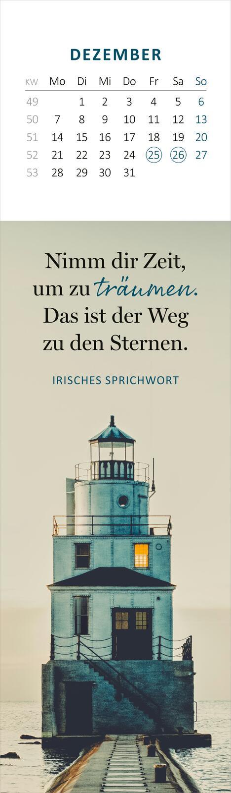 Beispielinhalt (Bild) Lesezeichenkalender Fernblick 2026