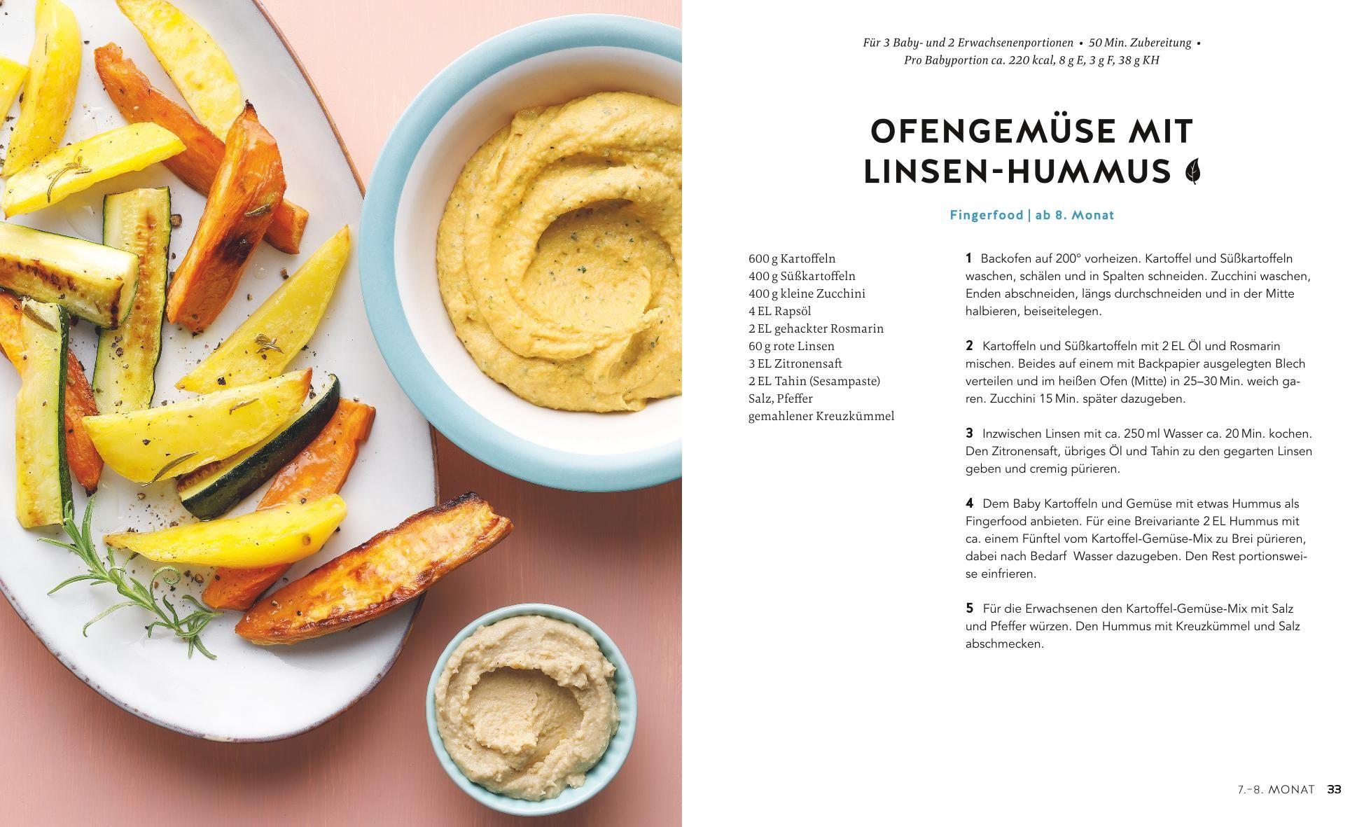 Beispielinhalt (Bild) Kochen für Babys