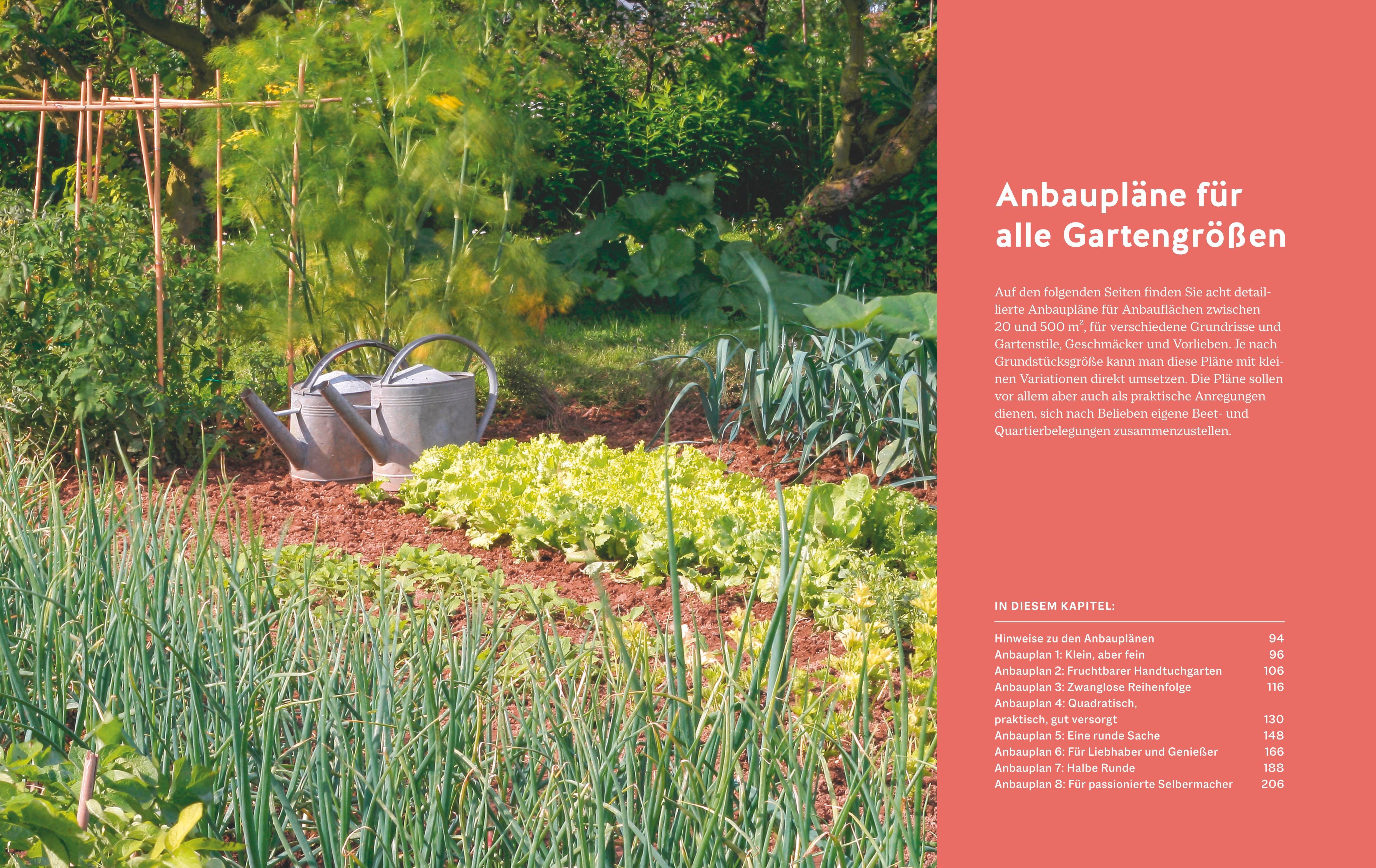 Beispielinhalt (Bild) Das große GU Handbuch Gemüse-Anbauplanung