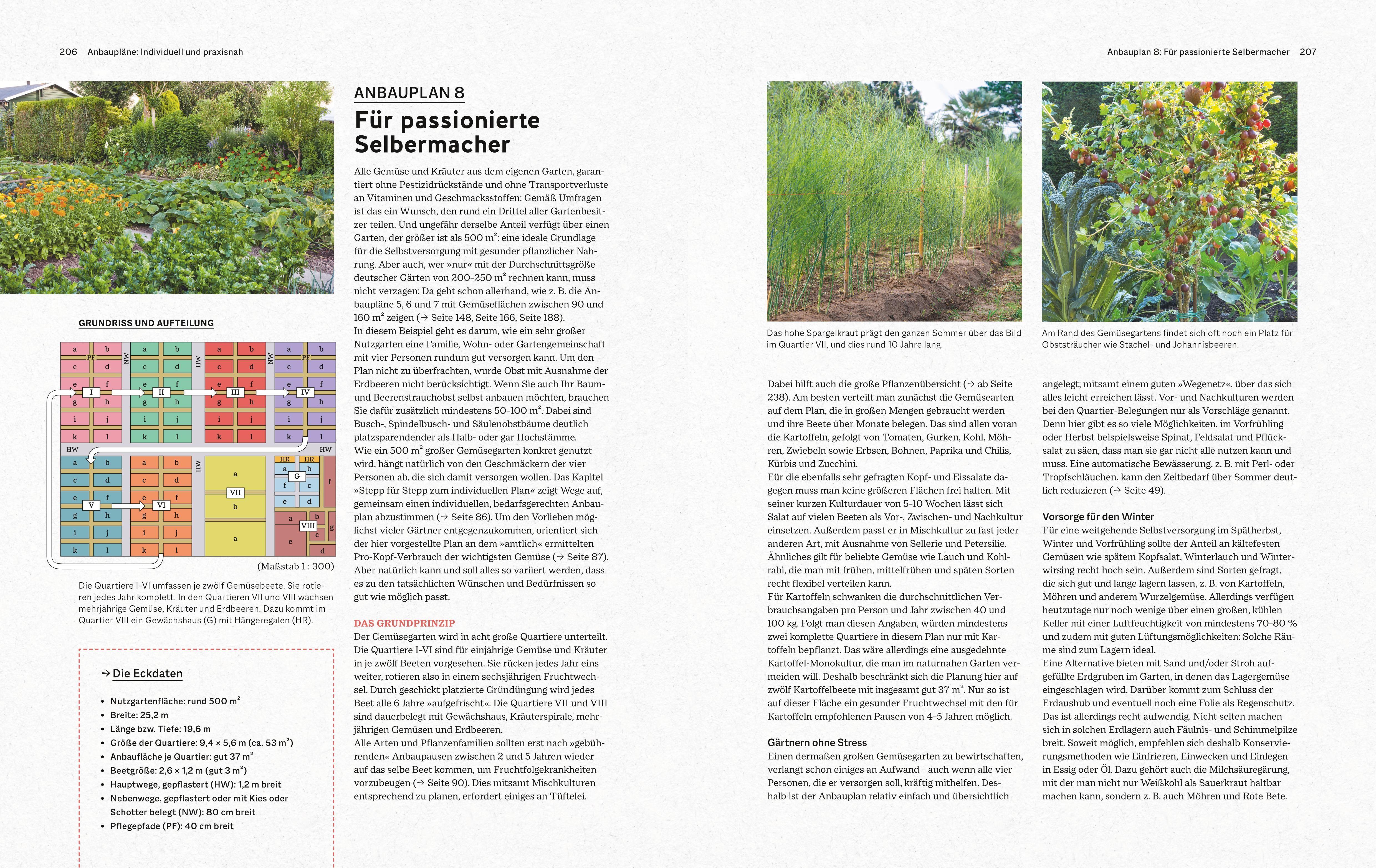 Beispielinhalt (Bild) Das große GU Handbuch Gemüse-Anbauplanung