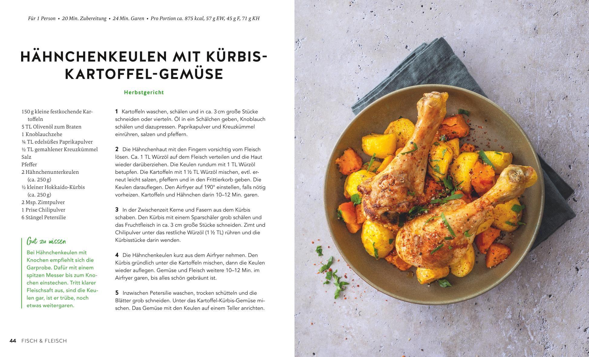 Beispielinhalt (Bild) Airfryer for One