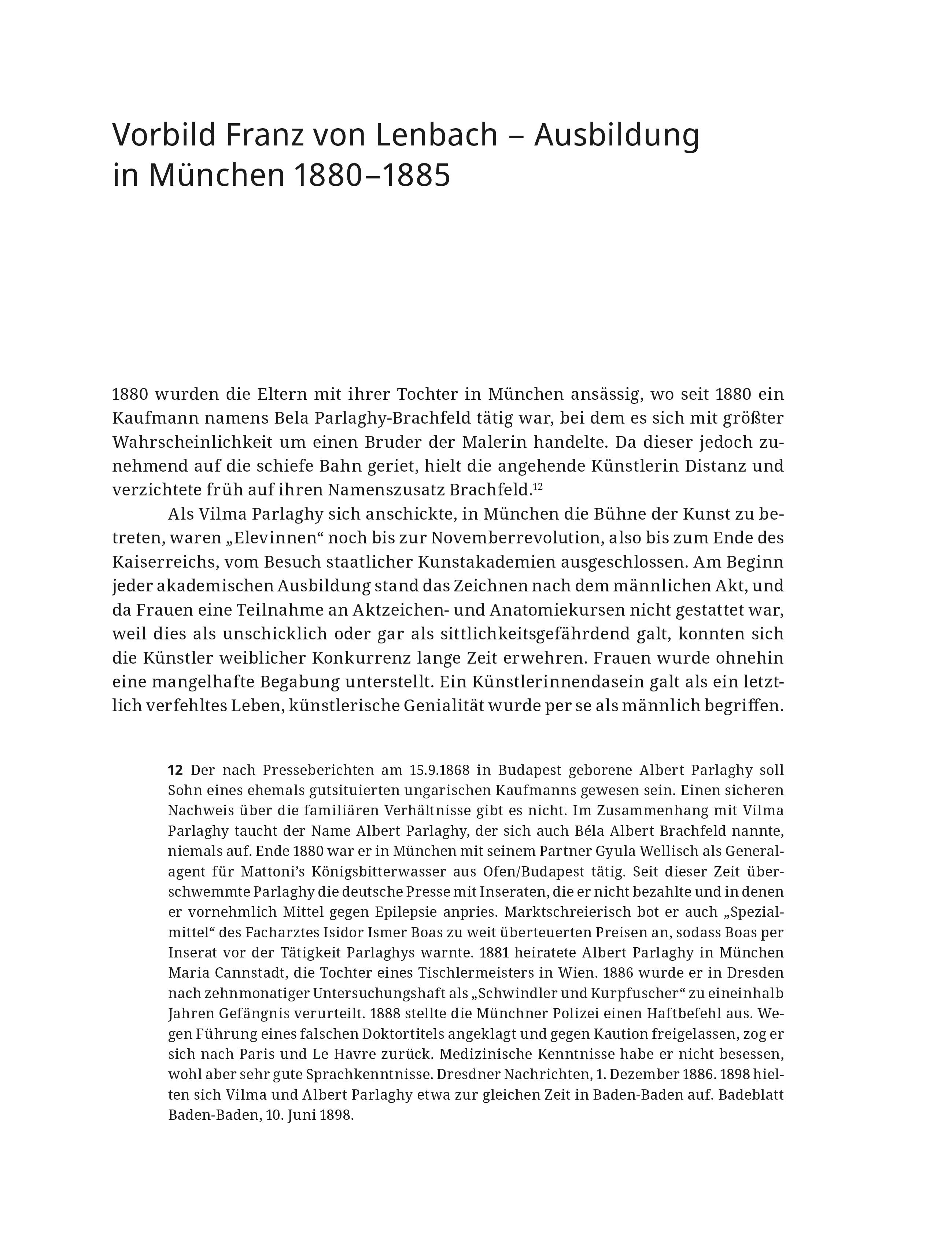 Beispielinhalt (Bild) Der Ruhm und sein Preis