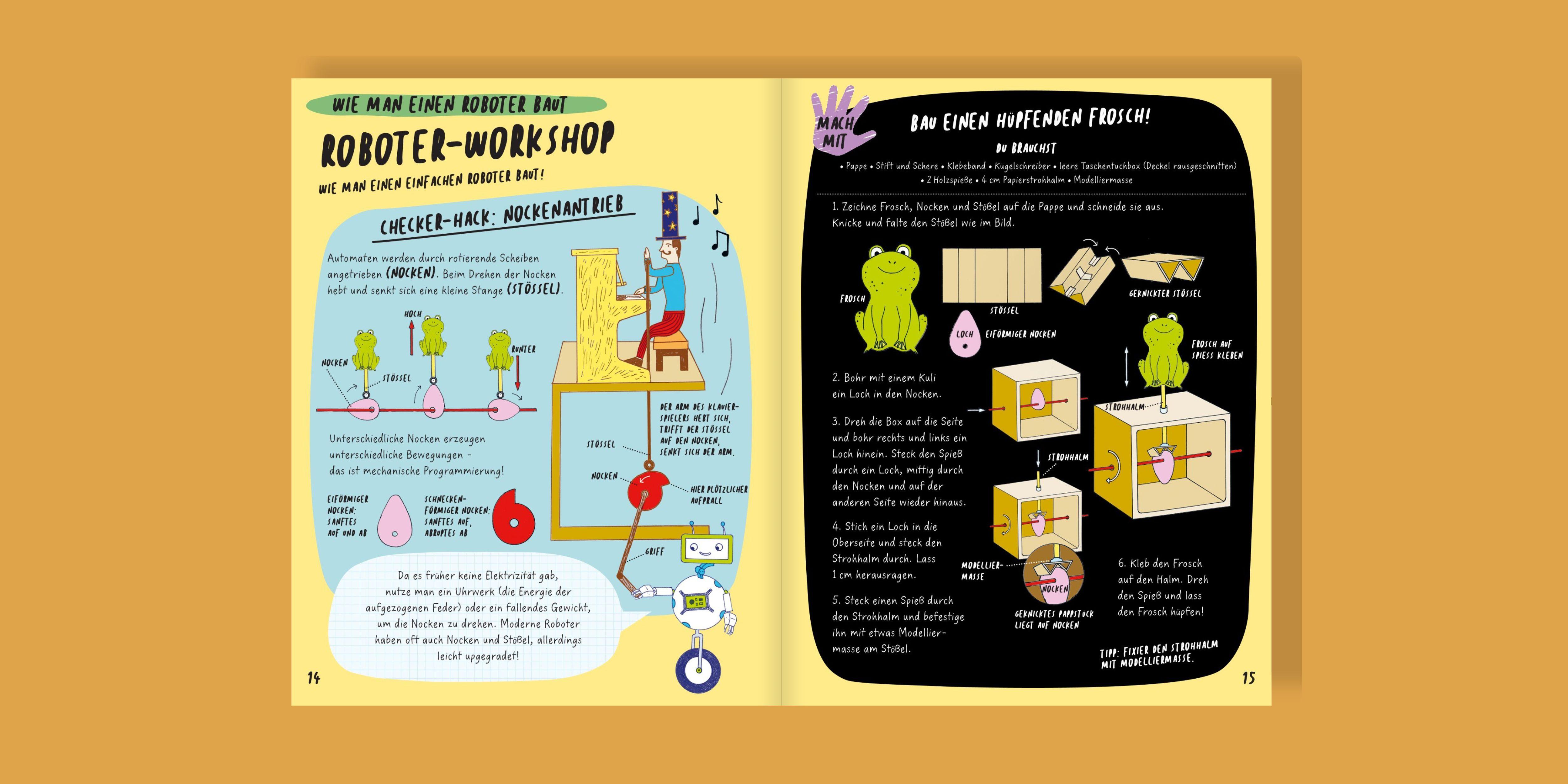 Beispielinhalt (Bild) Roboter und KI