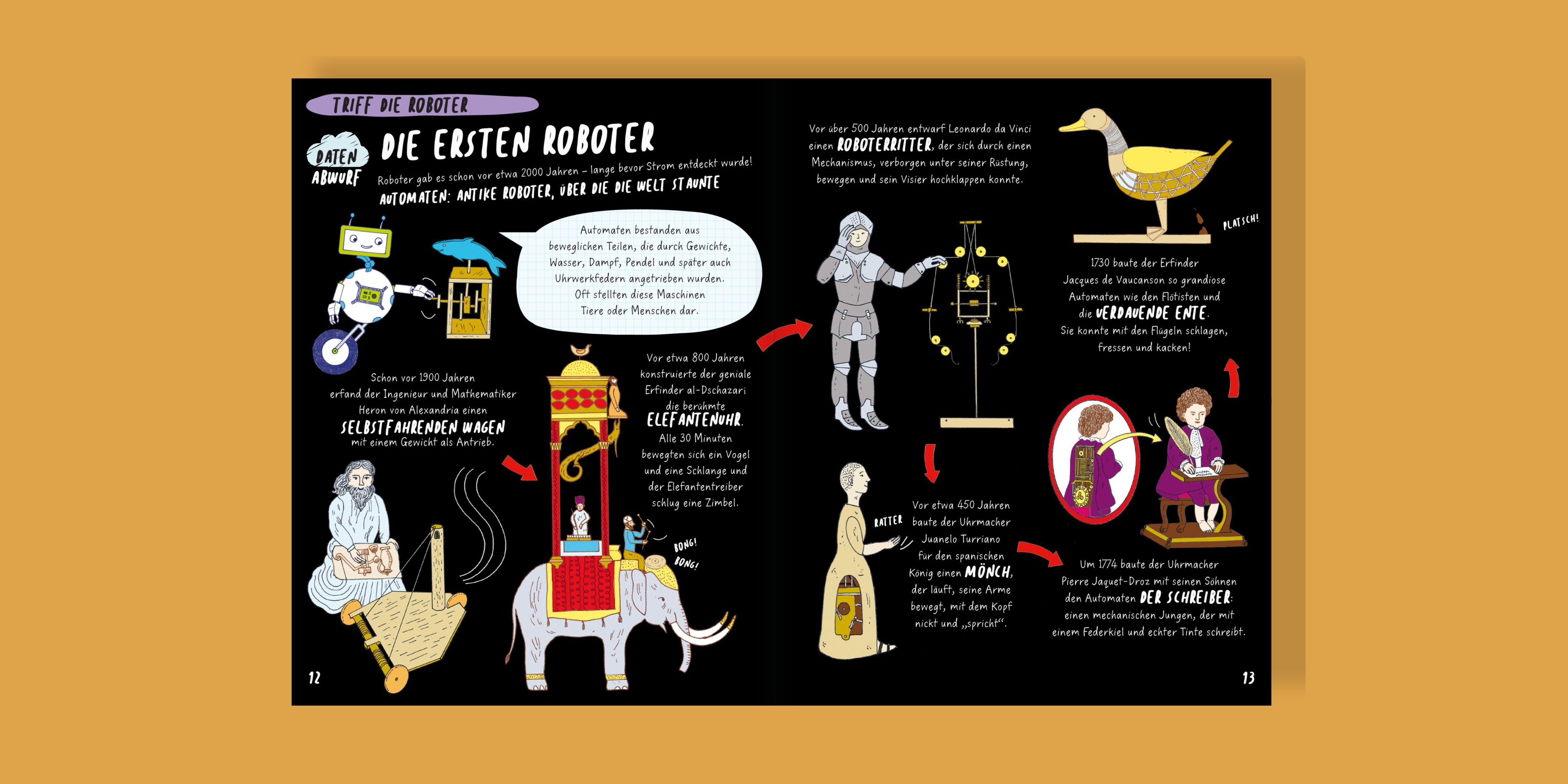 Beispielinhalt (Bild) Roboter und KI