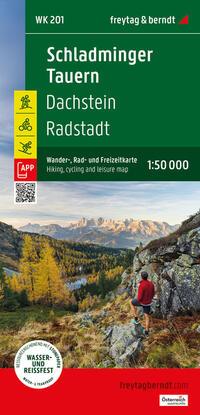 Vorderes Coverbild Schladminger Tauern, Wander-, Rad- und Freizeitkarte 1:50.000, freytag & berndt, WK 201