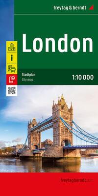 Vorderes Coverbild London, Stadtplan 1:10.000, freytag & berndt