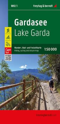 Vorderes Coverbild Gardasee, Wander-, Rad- und Freizeitkarte 1:50.000, freytag & berndt