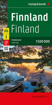 Vorderes Coverbild Finnland, Straßenkarte 1:500.000, freytag & berndt