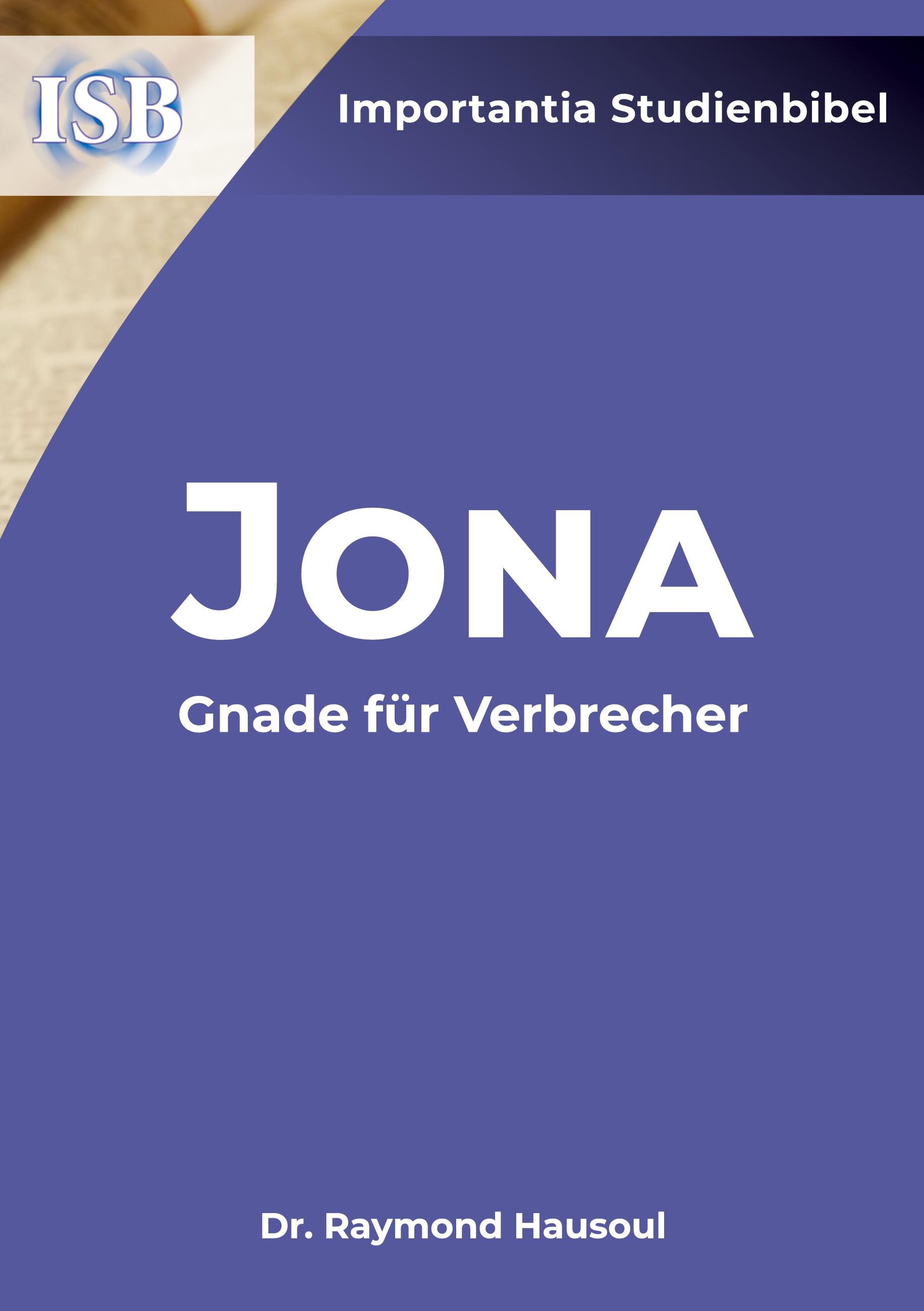 Vorderes Coverbild Jona: Gnade für Verbrecher