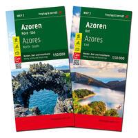 Vorderes Coverbild Azoren, Wander-, Rad- und Freizeitkarte 1:50.000, freytag & berndt