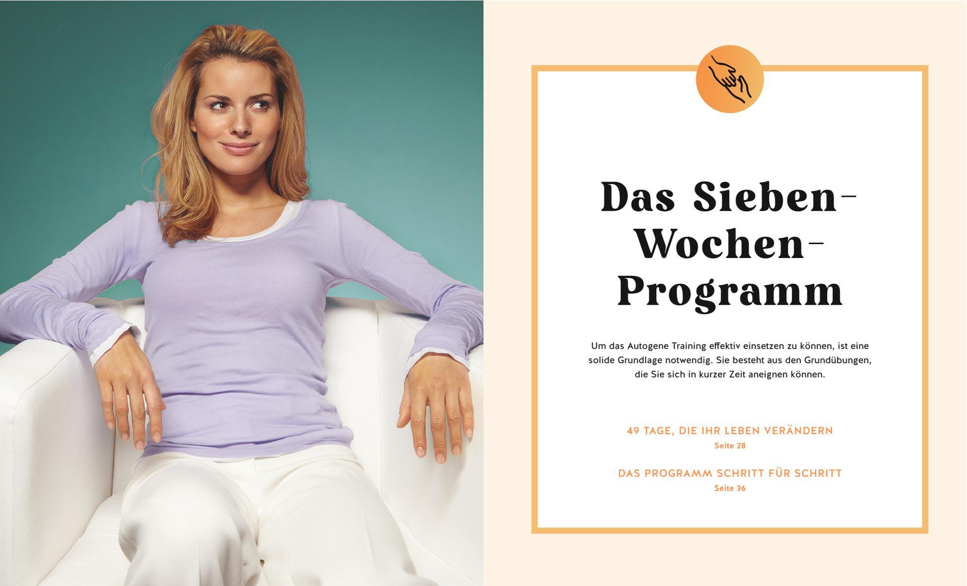 Beispielinhalt (Bild) Autogenes Training