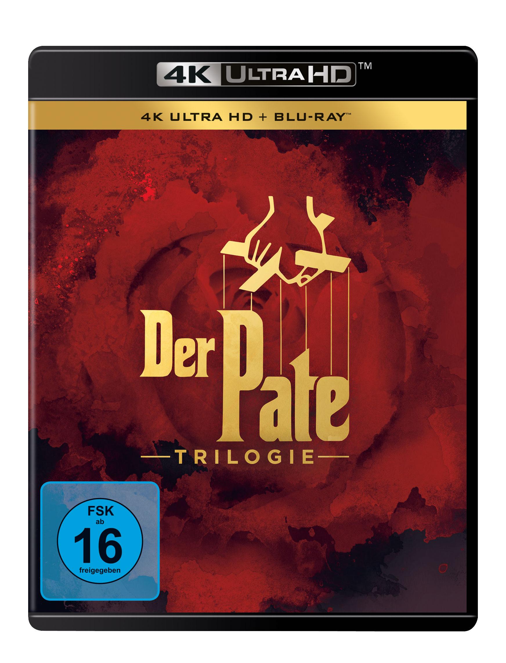 Vorderes Coverbild Der Pate Trilogie - 4K UHD