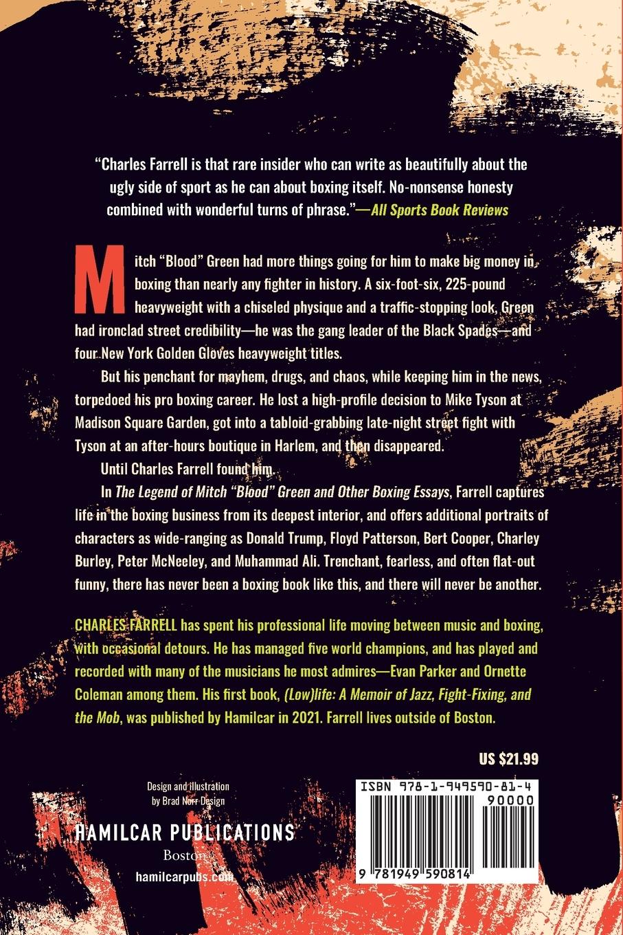 Rückseitencover The Legend of Mitch "Blood" Green and Other Boxing Essays