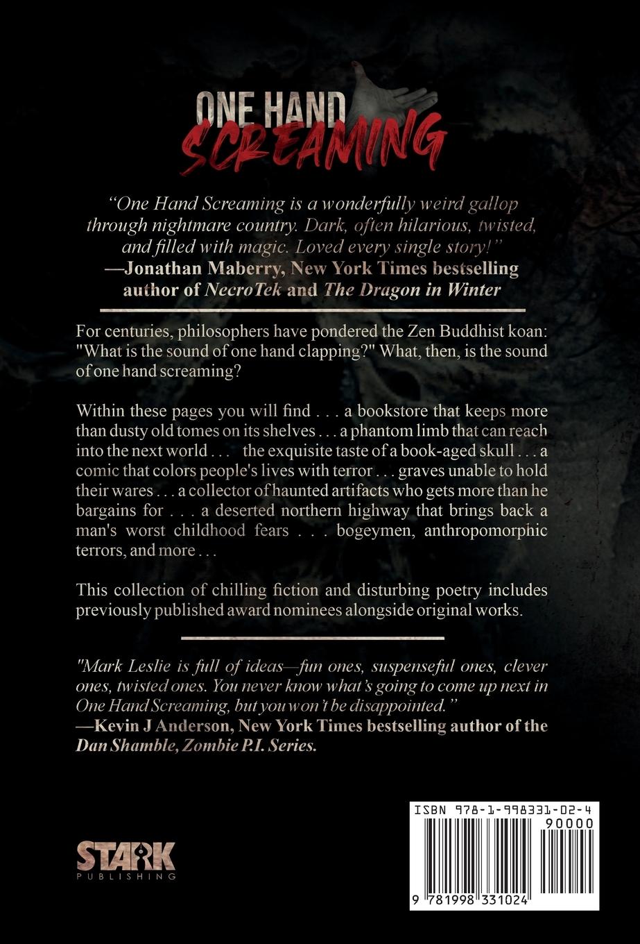 Rückseitencover One Hand Screaming