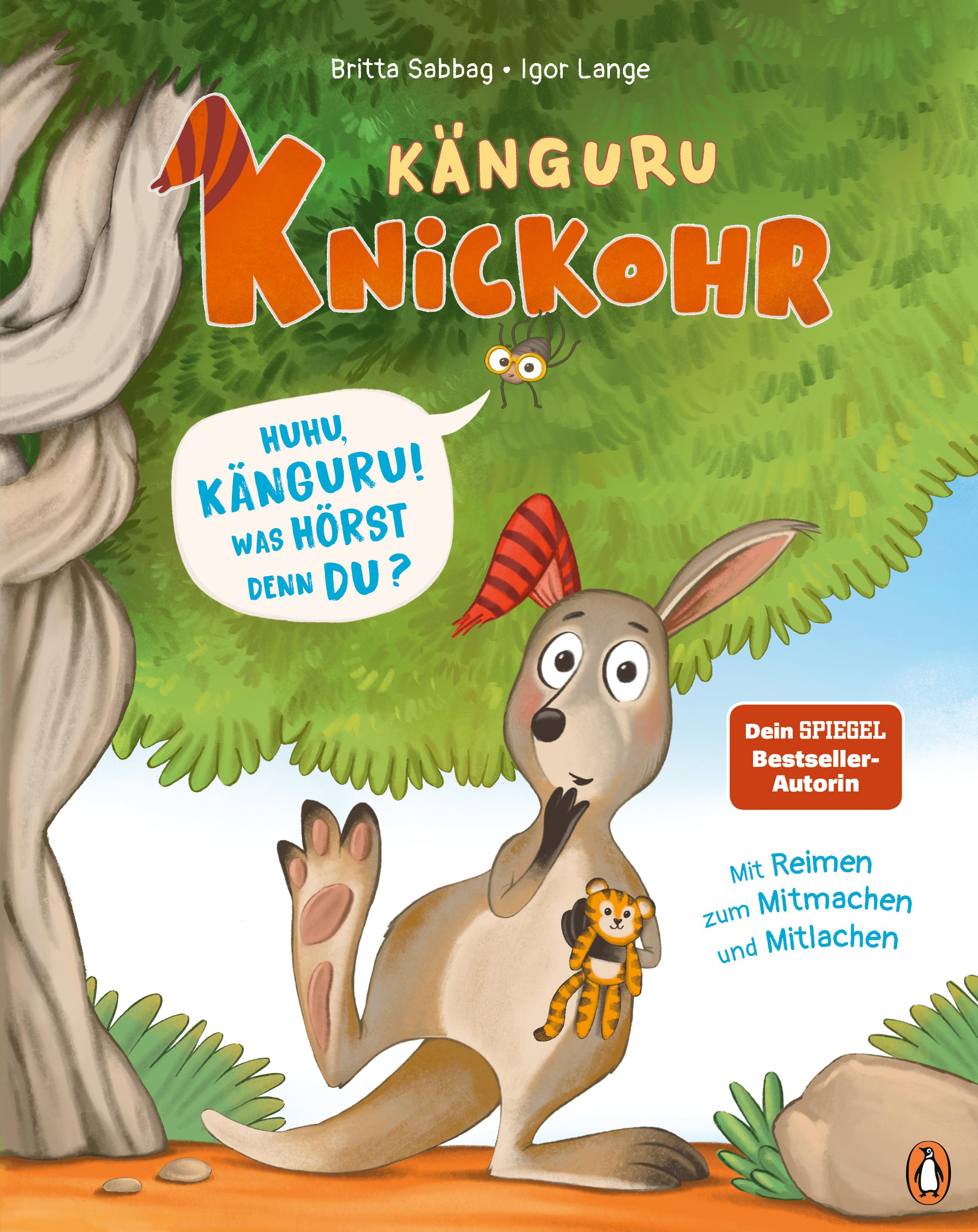 Vorderes Coverbild Känguru Knickohr - Huhu, Känguru! Was hörst denn du?