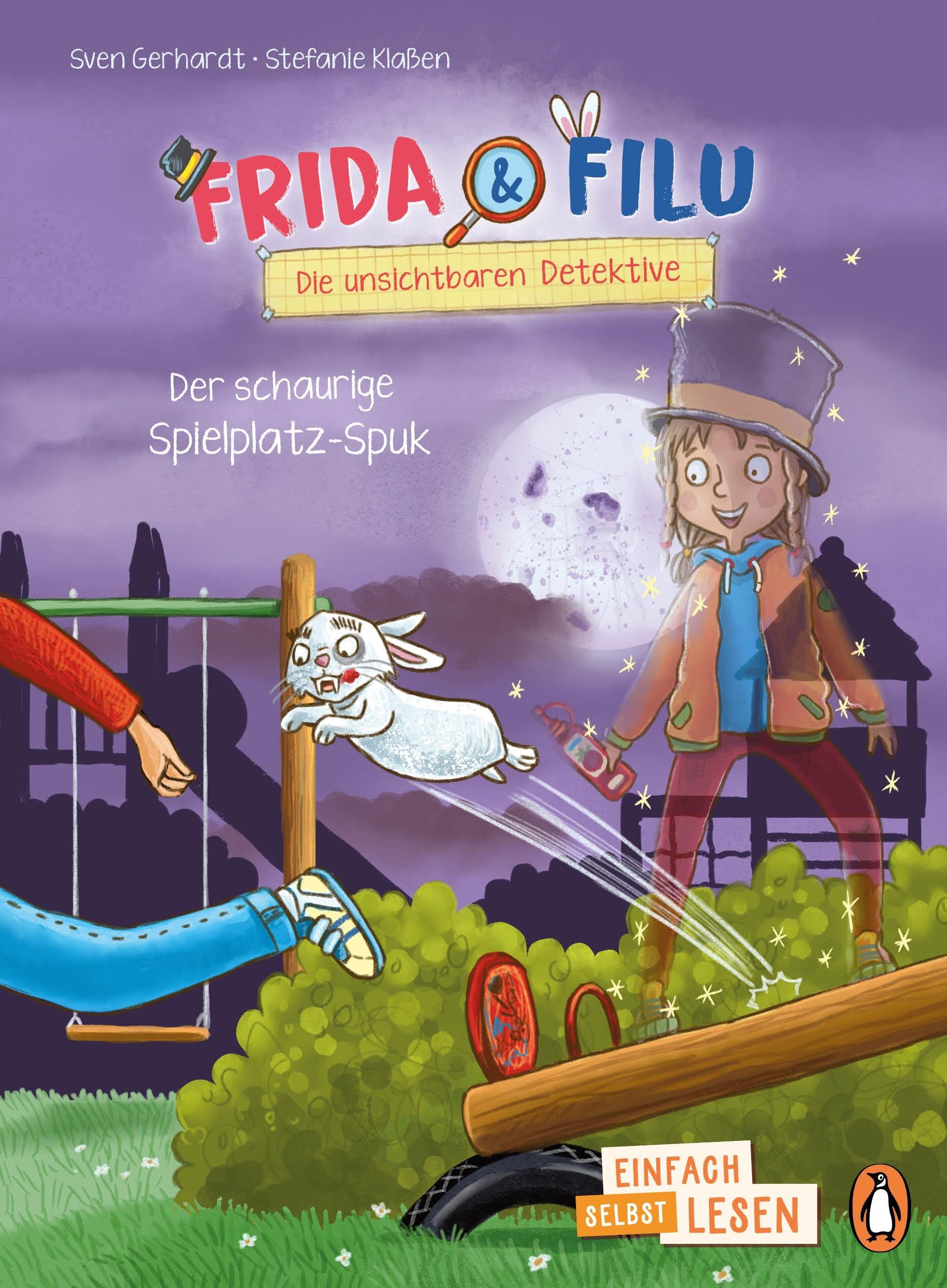 Vorderes Coverbild Frida und Filu - Die unsichtbaren Detektive - Der schaurige Spielplatz-Spuk