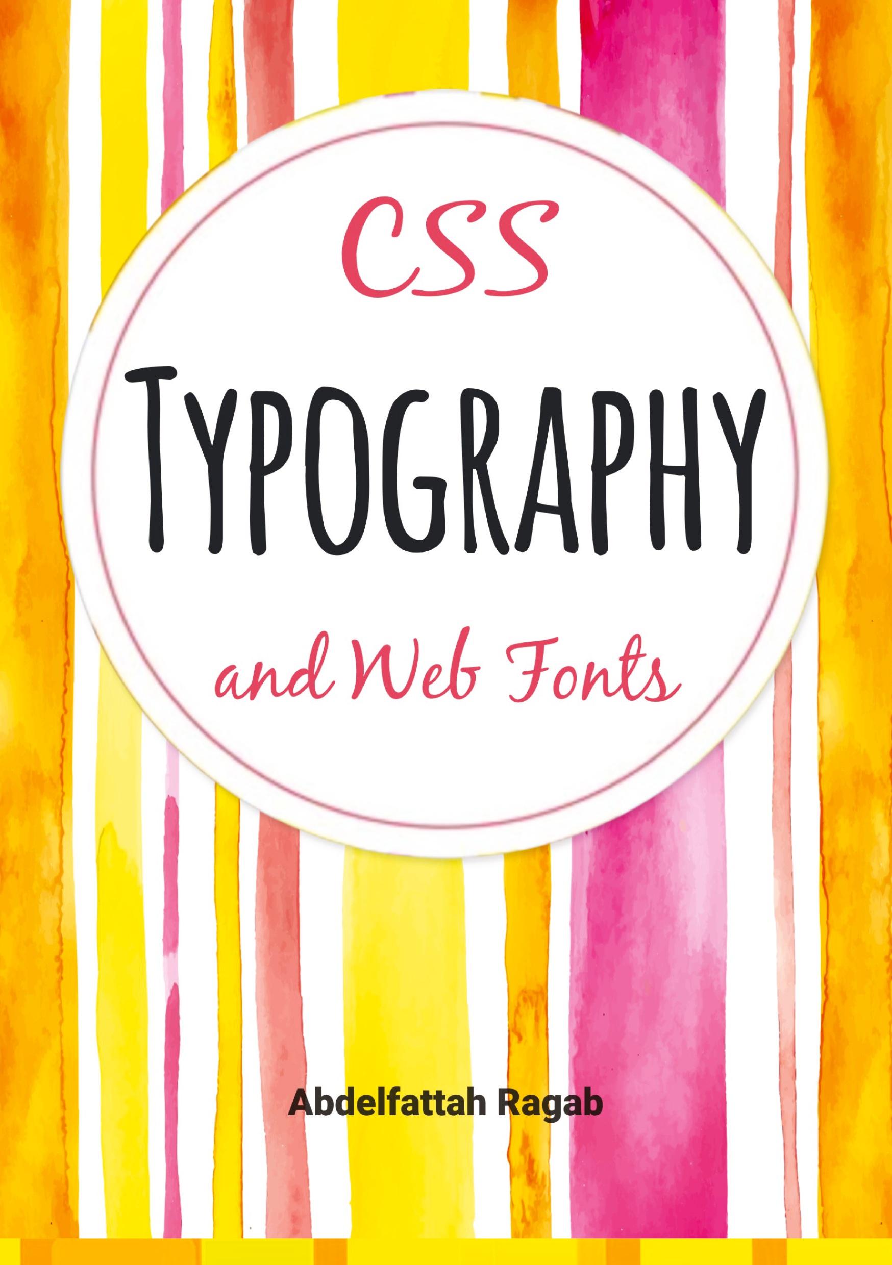 Vorderes Coverbild CSS Typography and Web Fonts