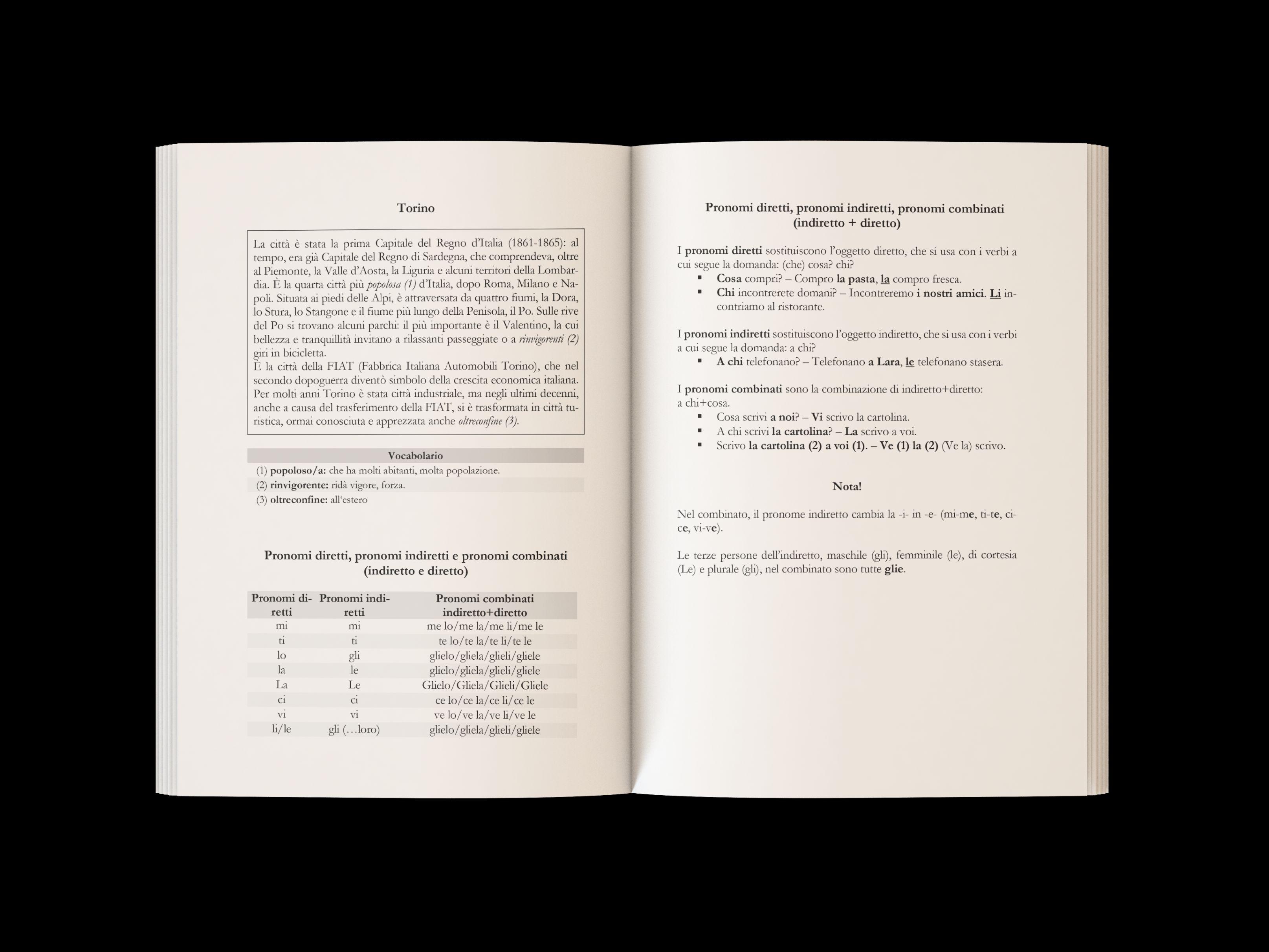Beispielinhalt (Bild) Italienisch für den Alltag 2 | B1-B2 | Vom Anfänger zum Fortgeschrittenen | Wortschatz erweitern und Alltagsvokabeln lernen | 20 italienische Dialoge | Italienische Kultur | Grammatik, Übungen und 40 Audios