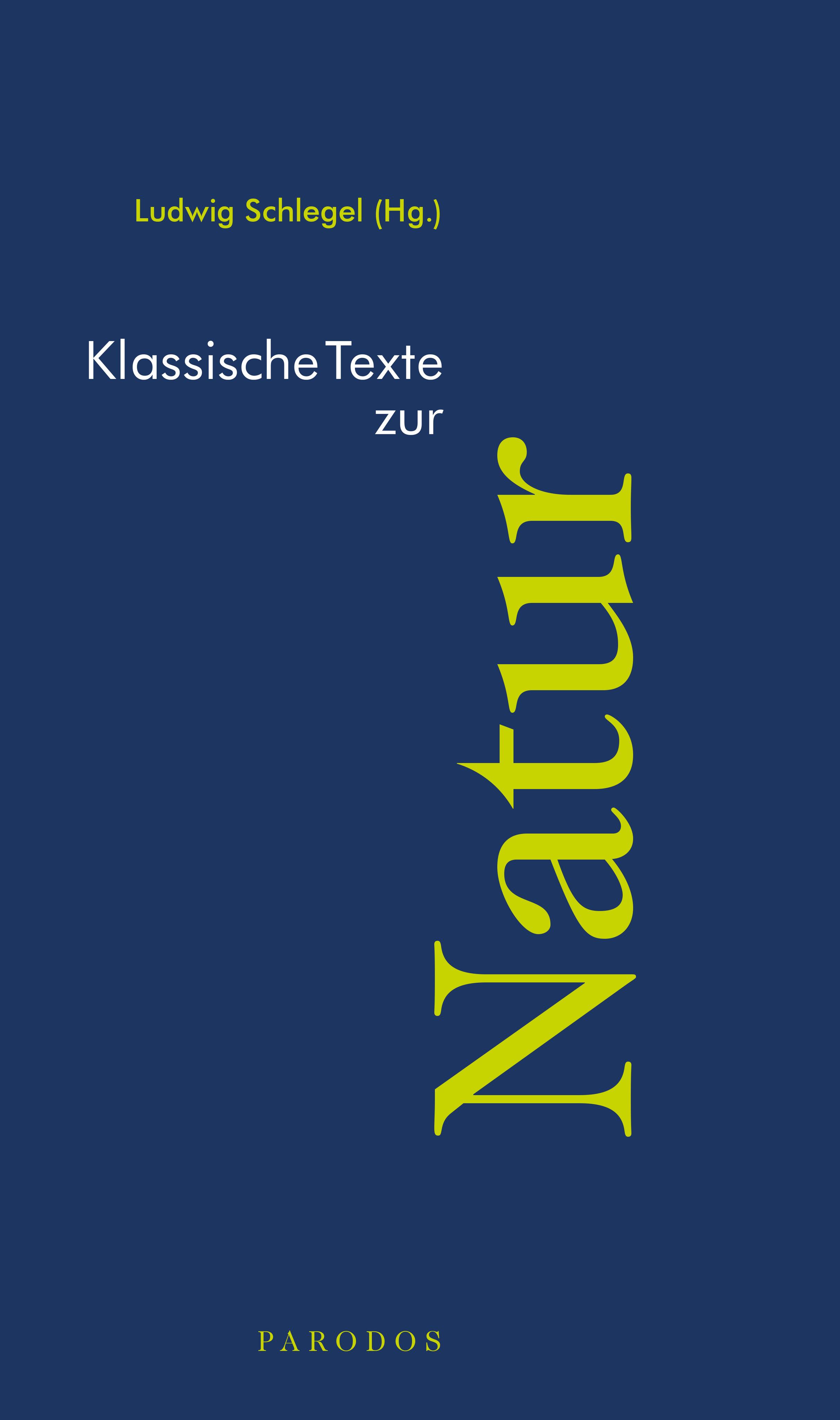 Vorderes Coverbild Klassische Texte zur Natur