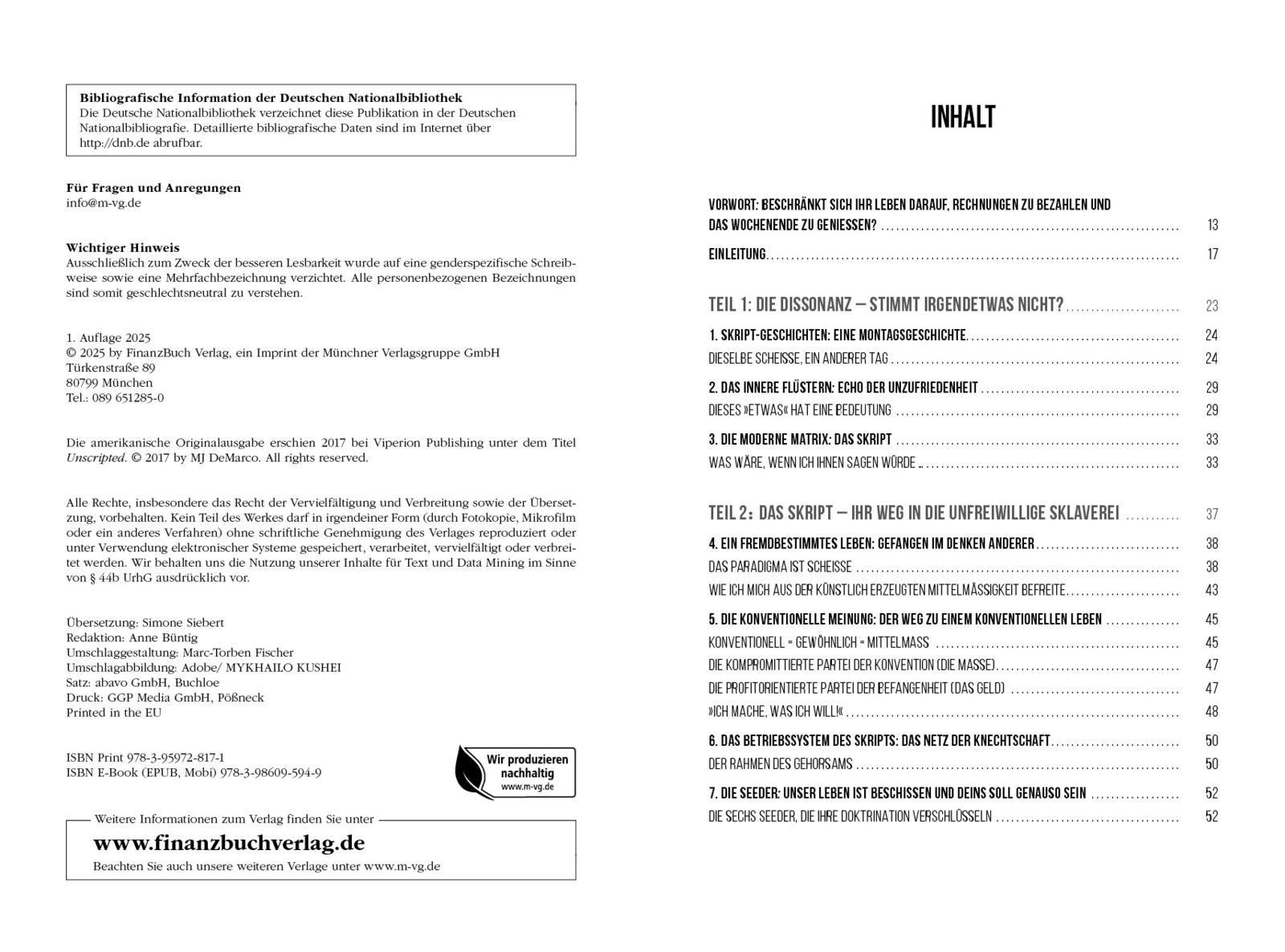 Beispielinhalt (Bild) Unscripted