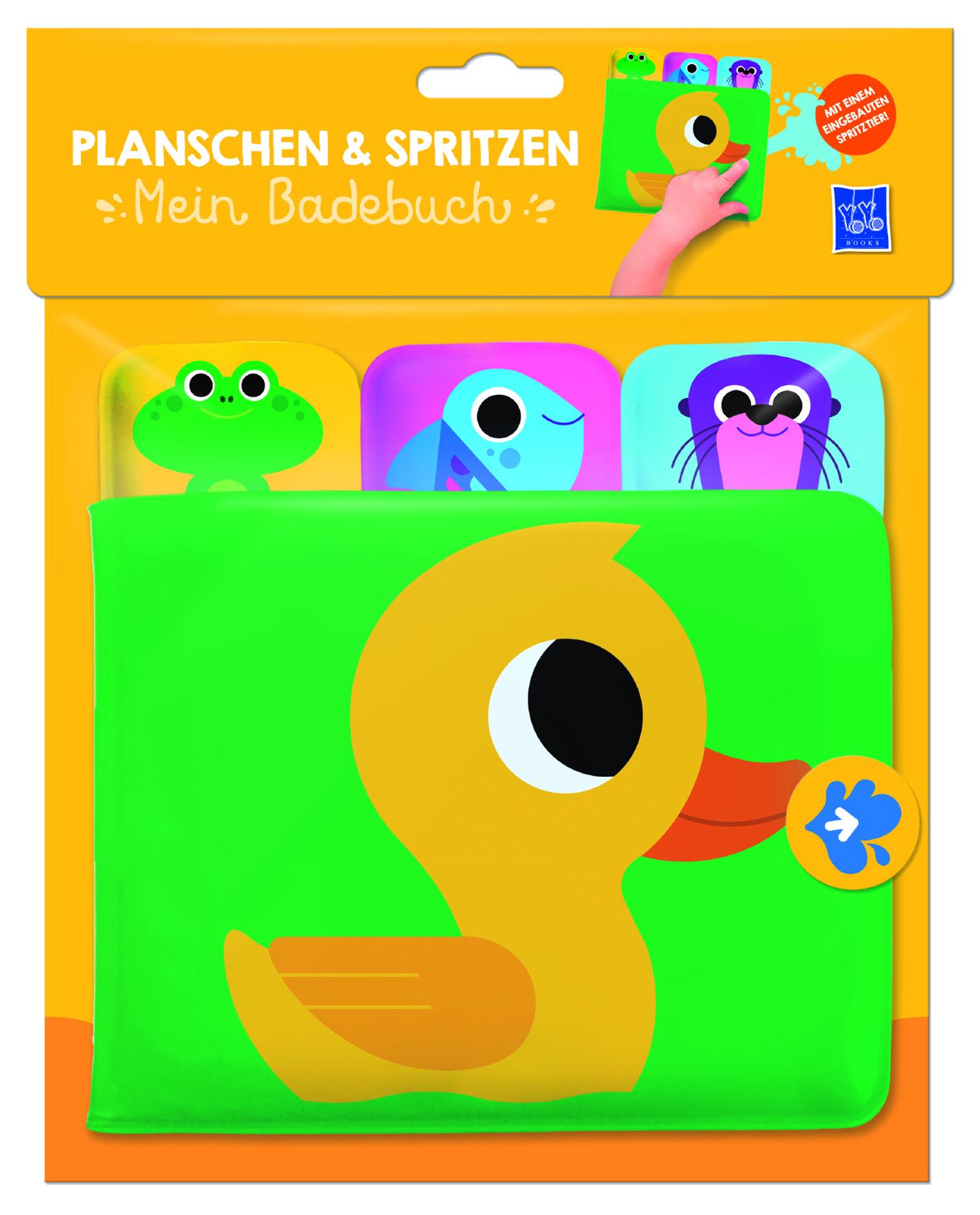 Vorderes Coverbild Planschen & Spritzen - Mein Badebuch (Ente)