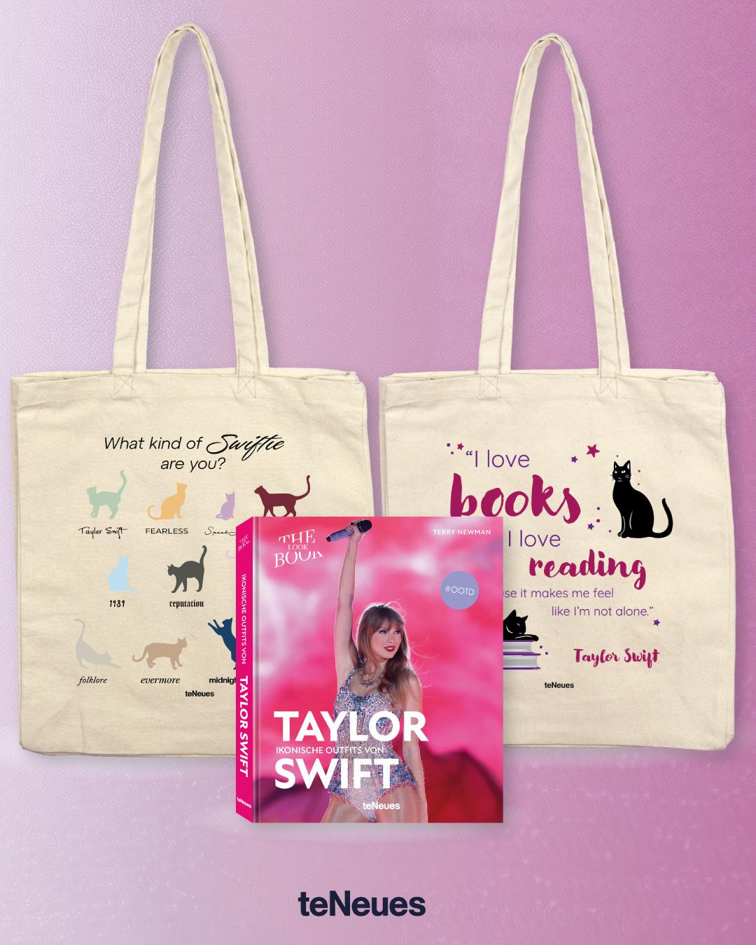 Beispielinhalt (Bild) Stofftasche Swiftie Zitat