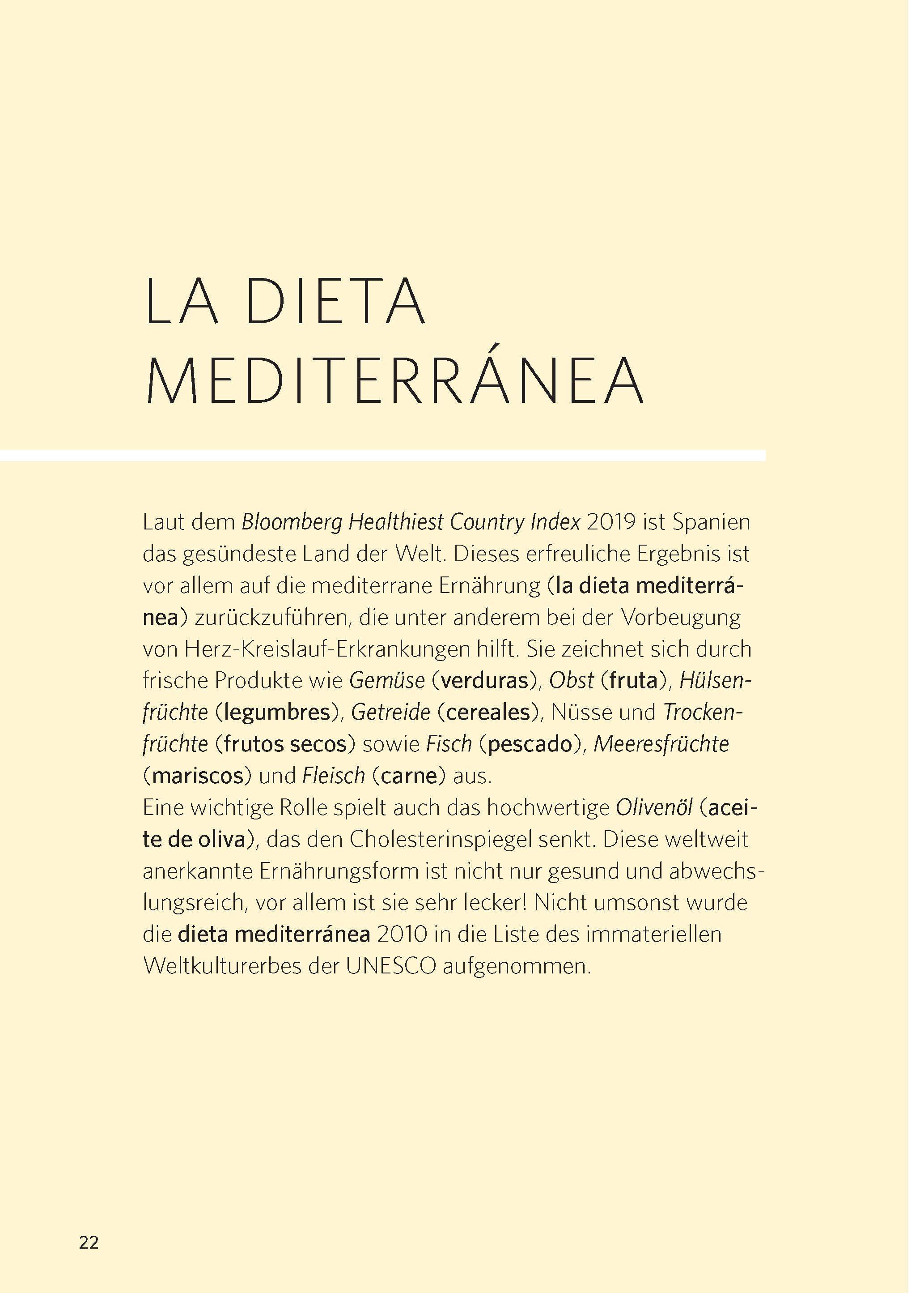 Beispielinhalt (Bild) Langenscheidt Die kulinarische Sprachreise Spanisch