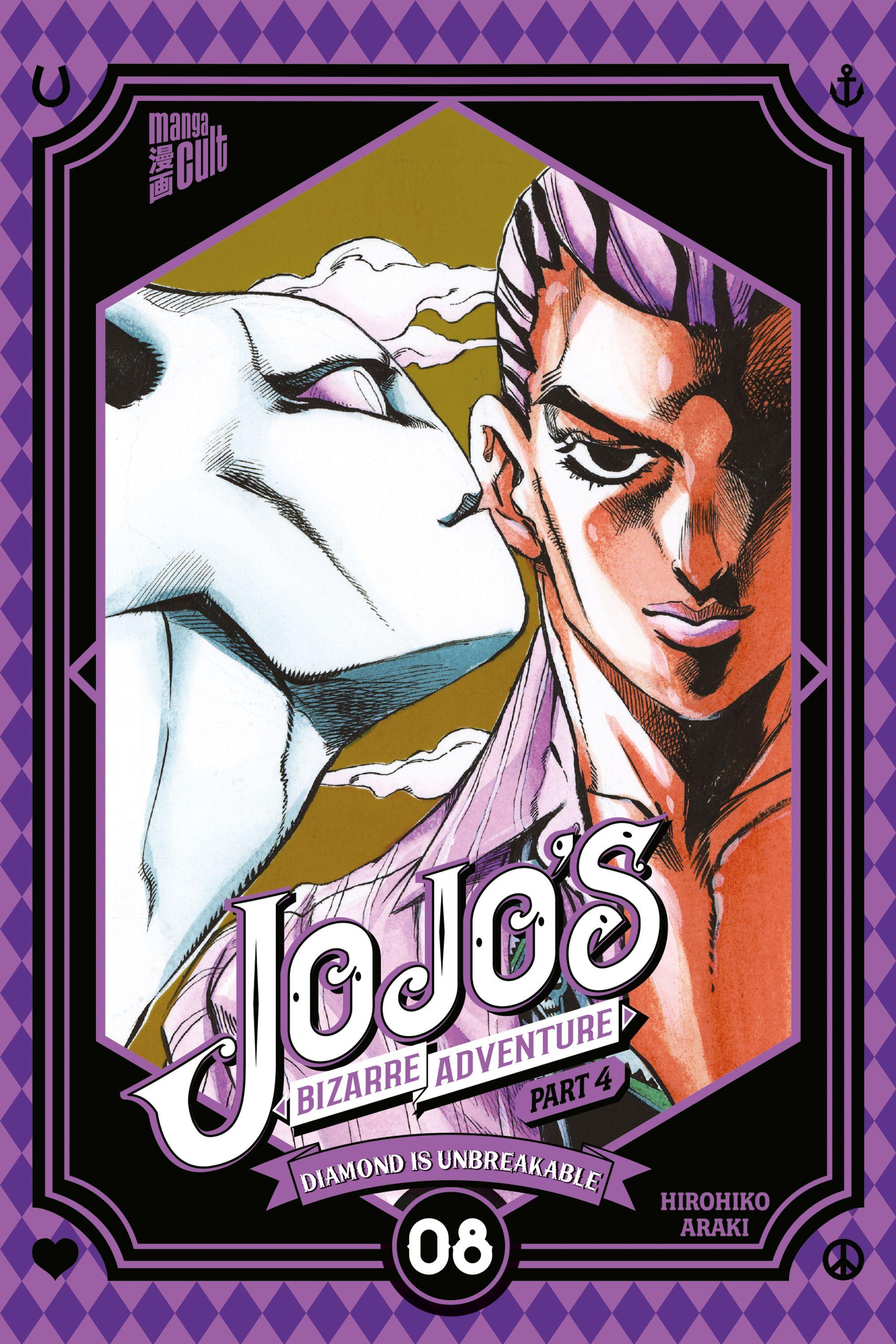 Vorderes Coverbild JoJo's Bizarre Adventure - Part 4 Diamond is Unbreakable 08